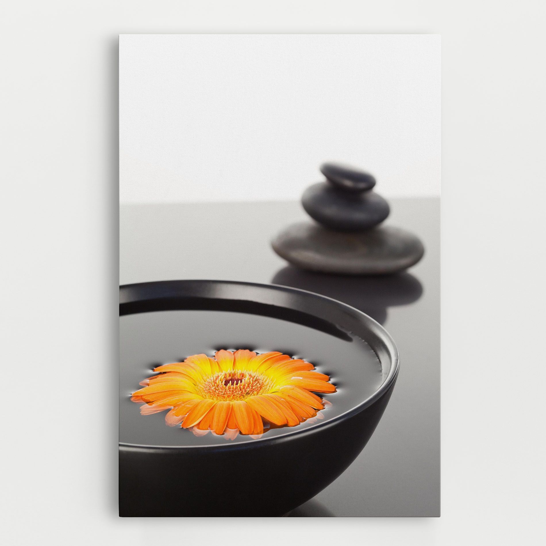 Stone Orange Flower mockup 0