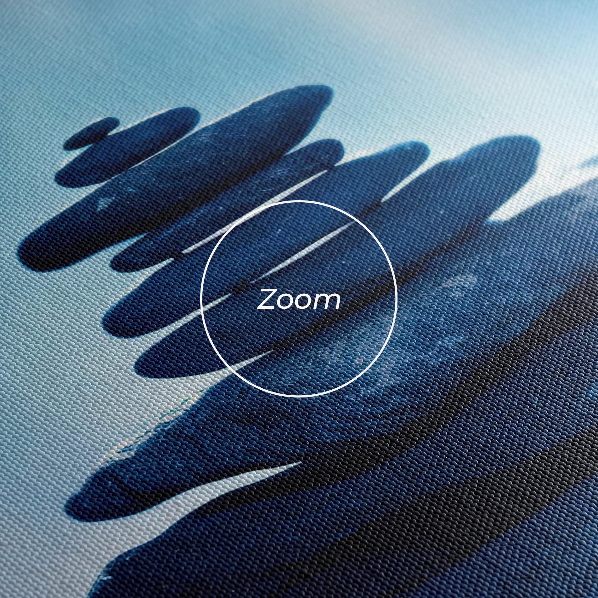 Leinwandbild Blue Light Stone mockup 3