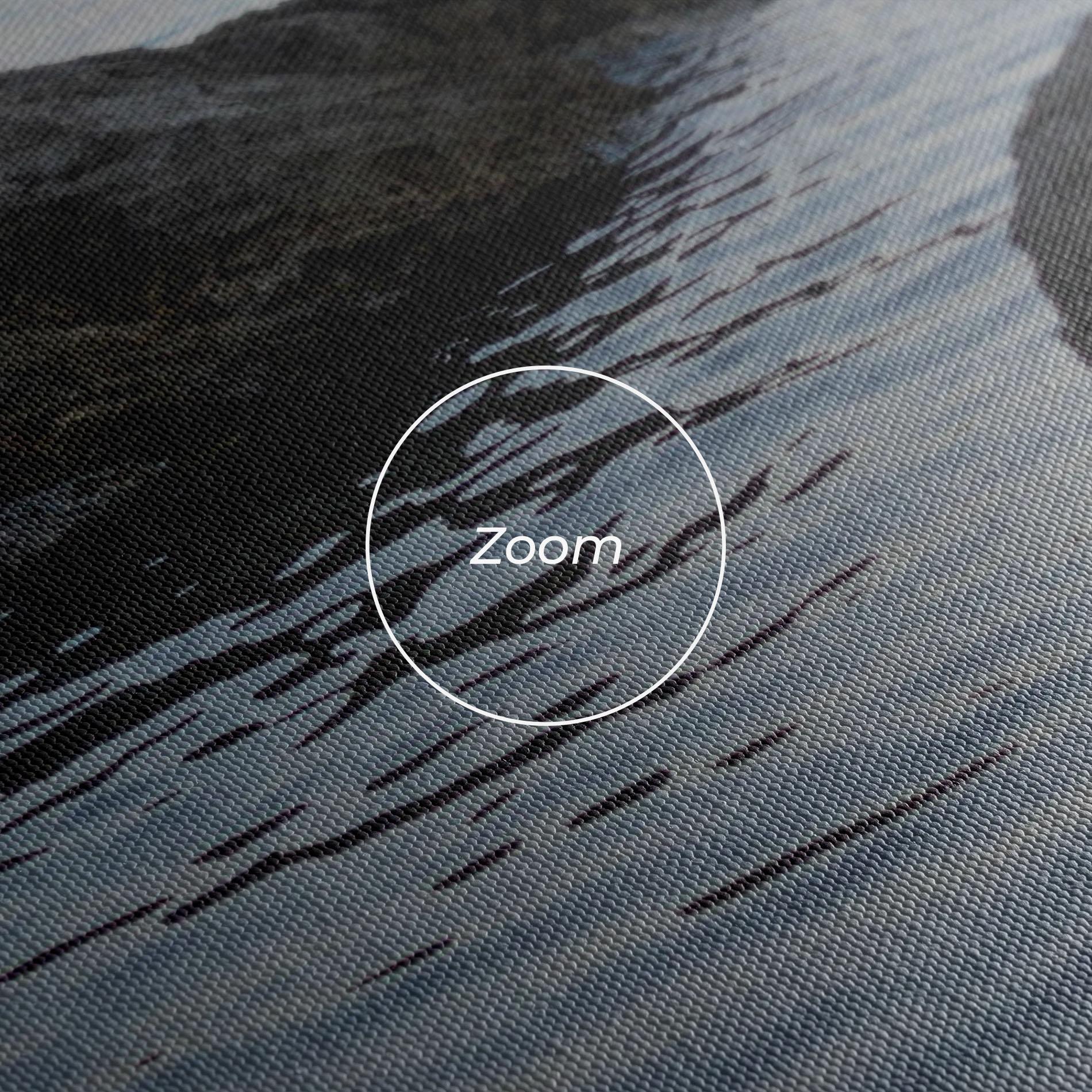 Leinwandbild Calm Water Stones mockup 3