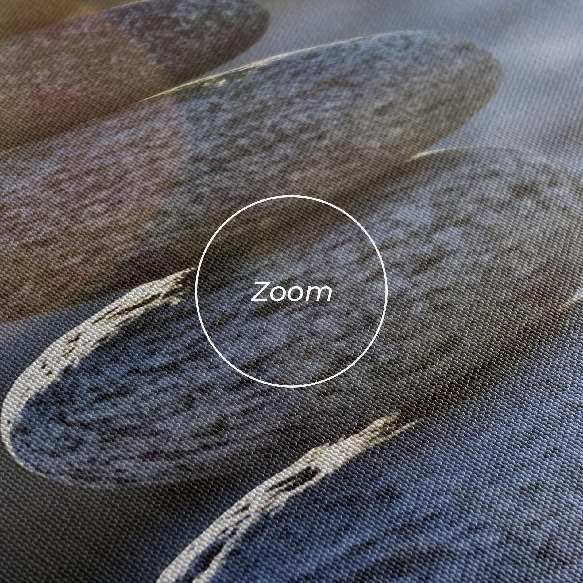 Leinwandbild Closeup Shot Rocks mockup 3