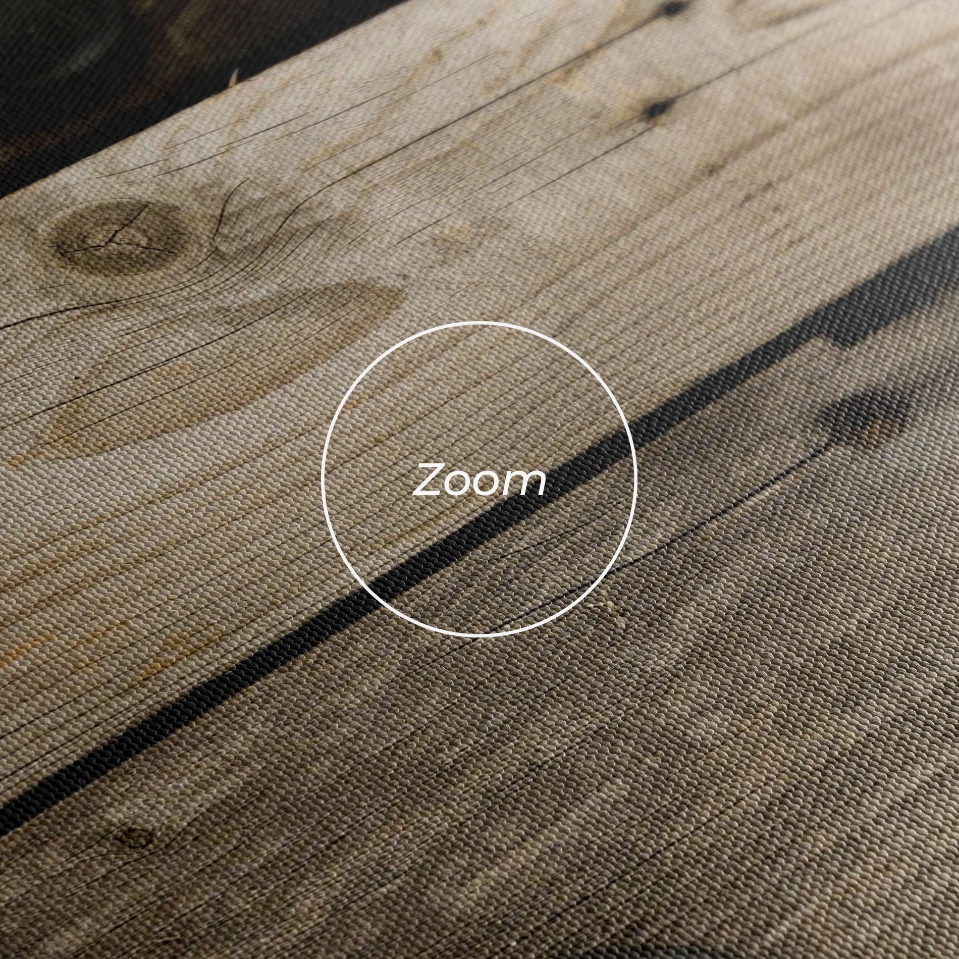 Leinwandbild Cotton Flowers Stones mockup 3