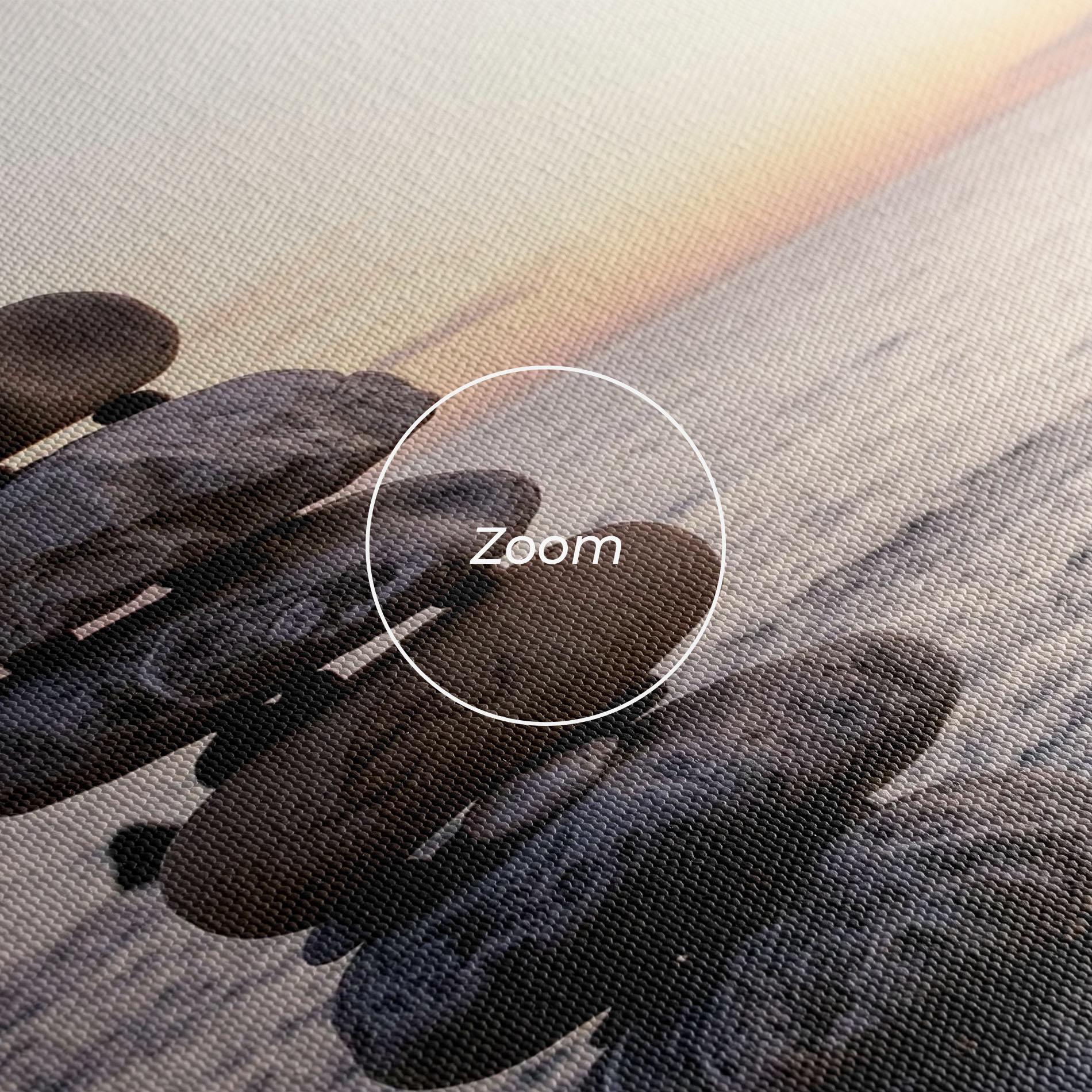 Leinwandbild Pebbles Seaside mockup 3