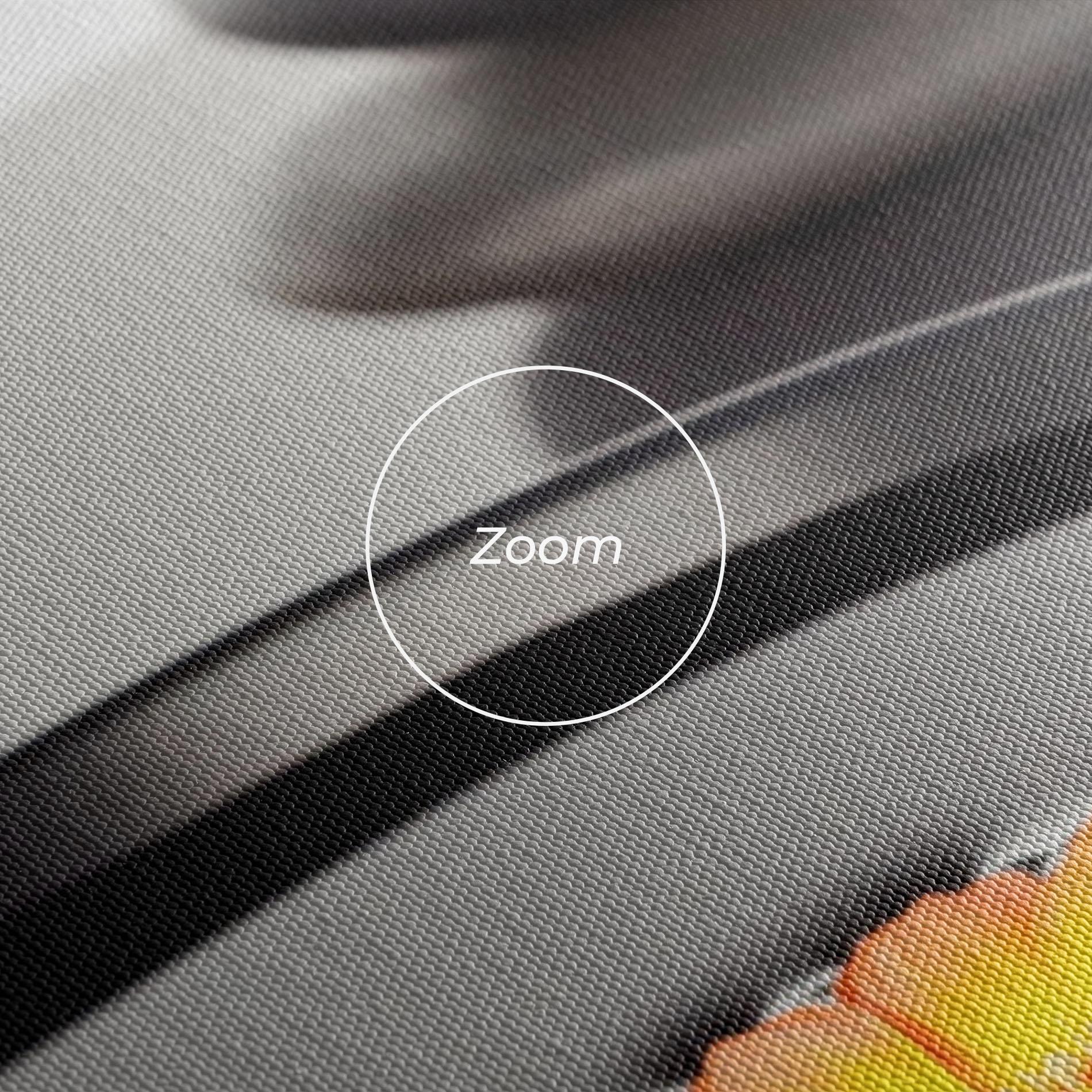 Leinwandbild Stone Orange Flower mockup 3