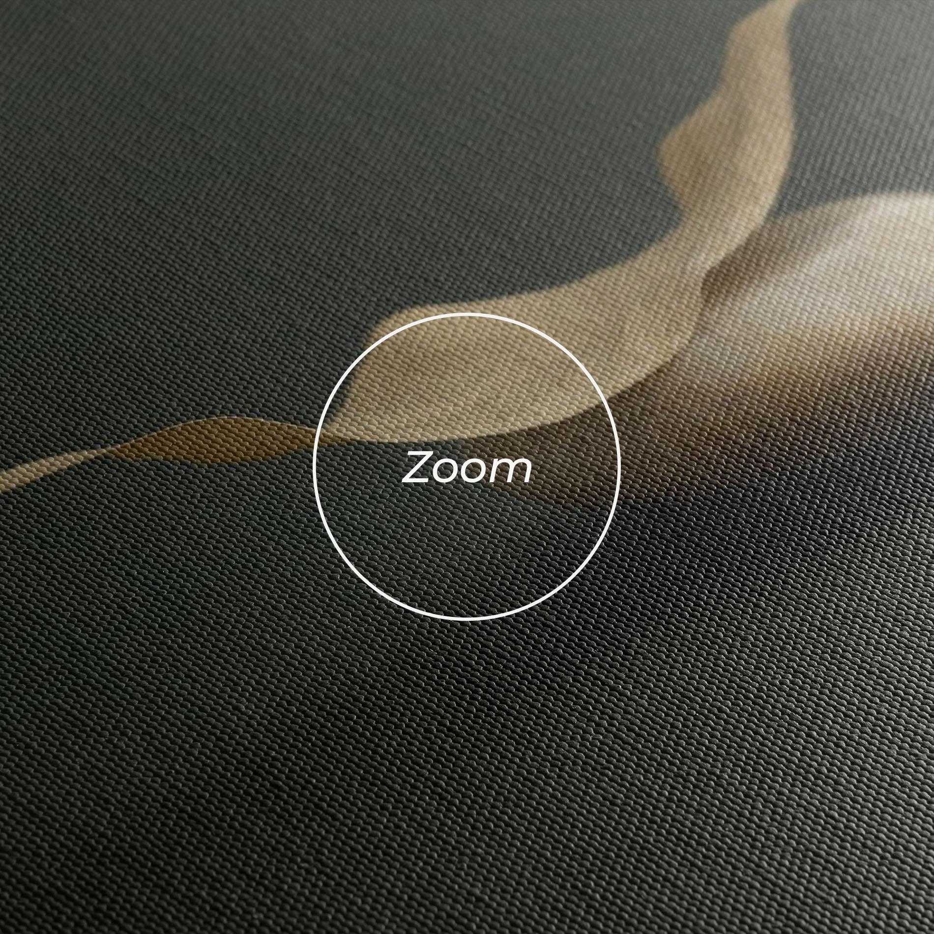 Leinwandbild Zen Stones On Green mockup 3