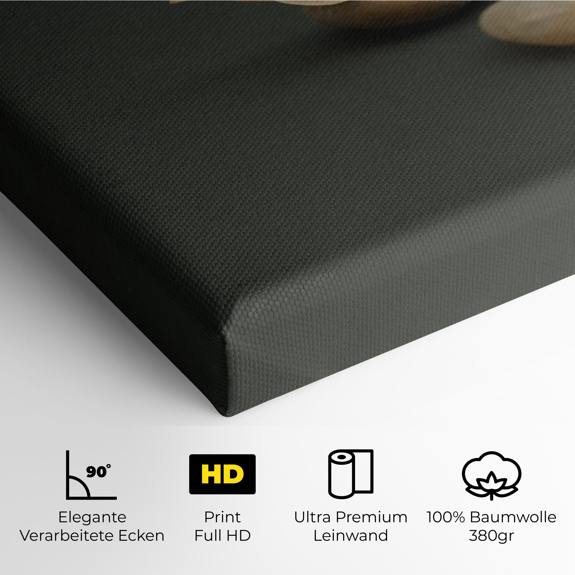 Leinwandbild Zen Stones On Green mockup 4