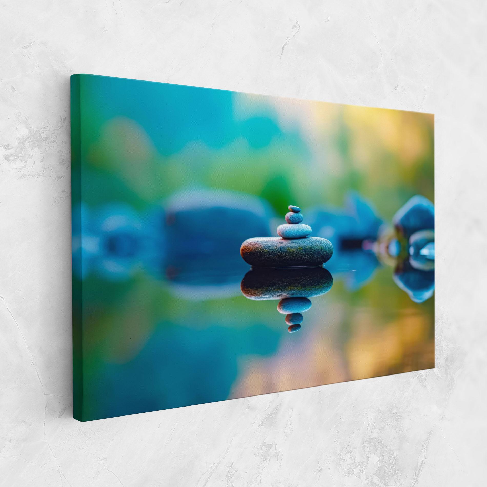 Leinwandbild Pile Rocks mockup 1