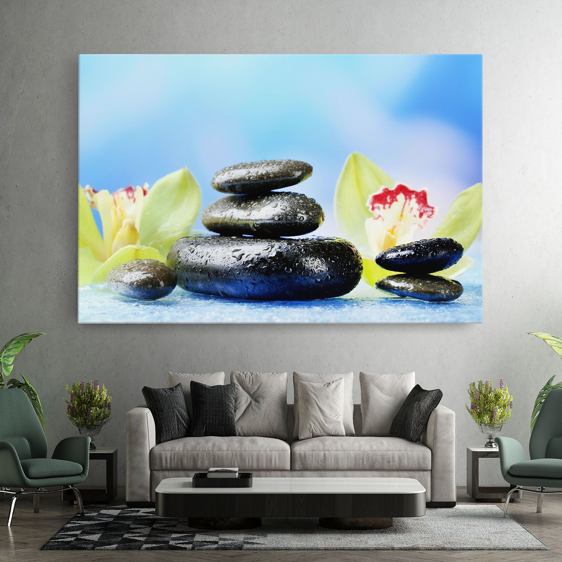 Blooming Orchid Stone mockup 7