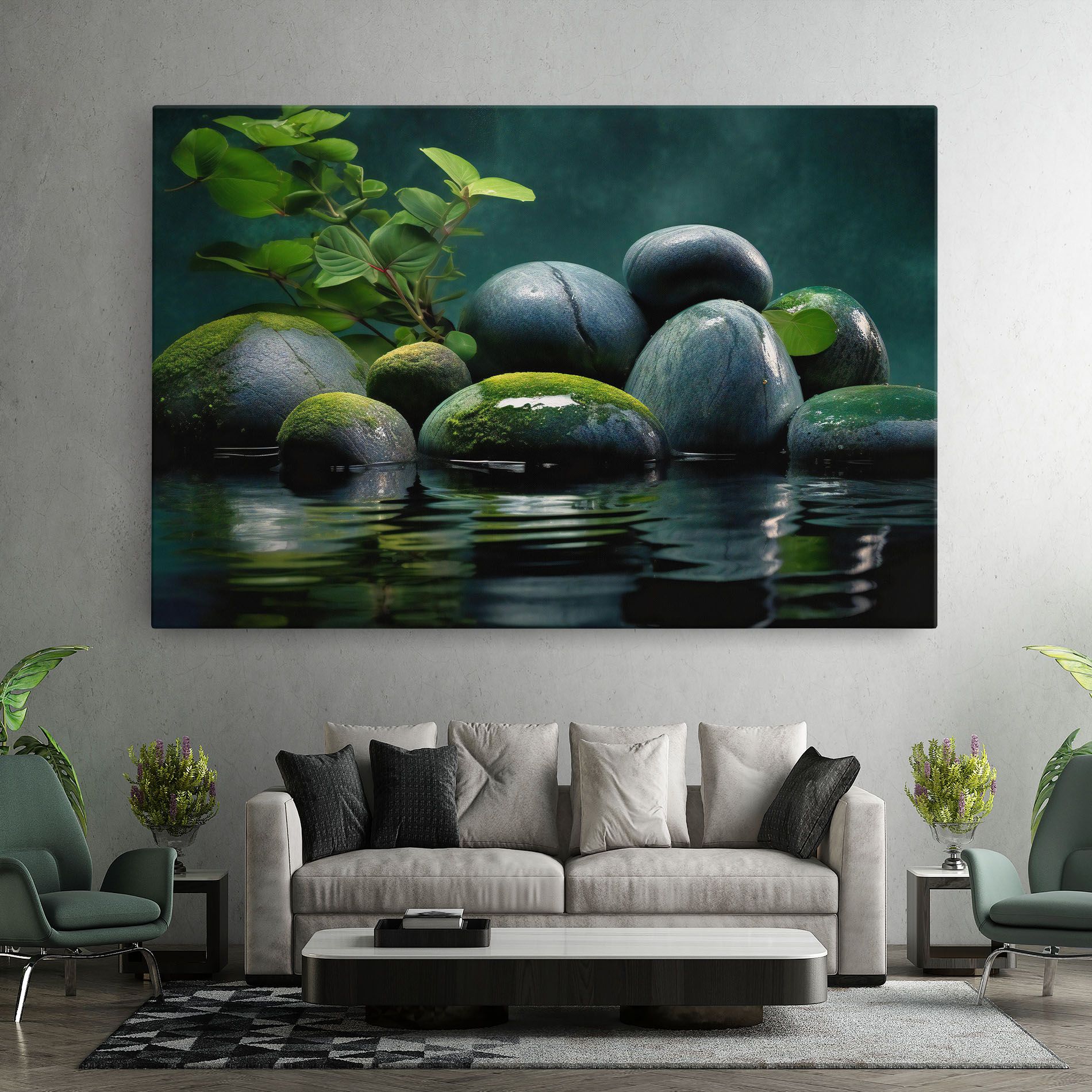 Green Stone Nature mockup 7