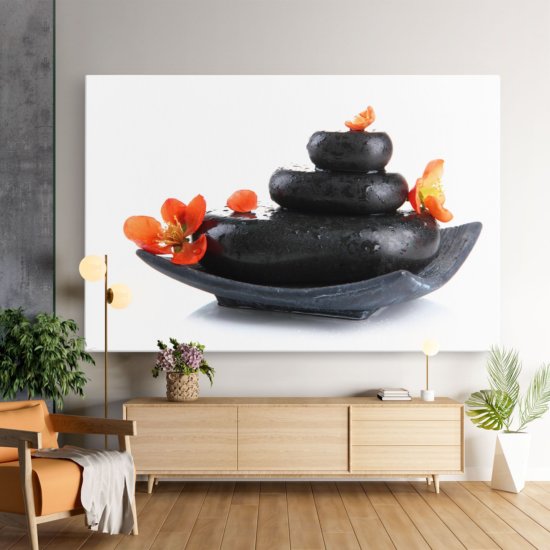 Spa Stones Flowers mockup 9