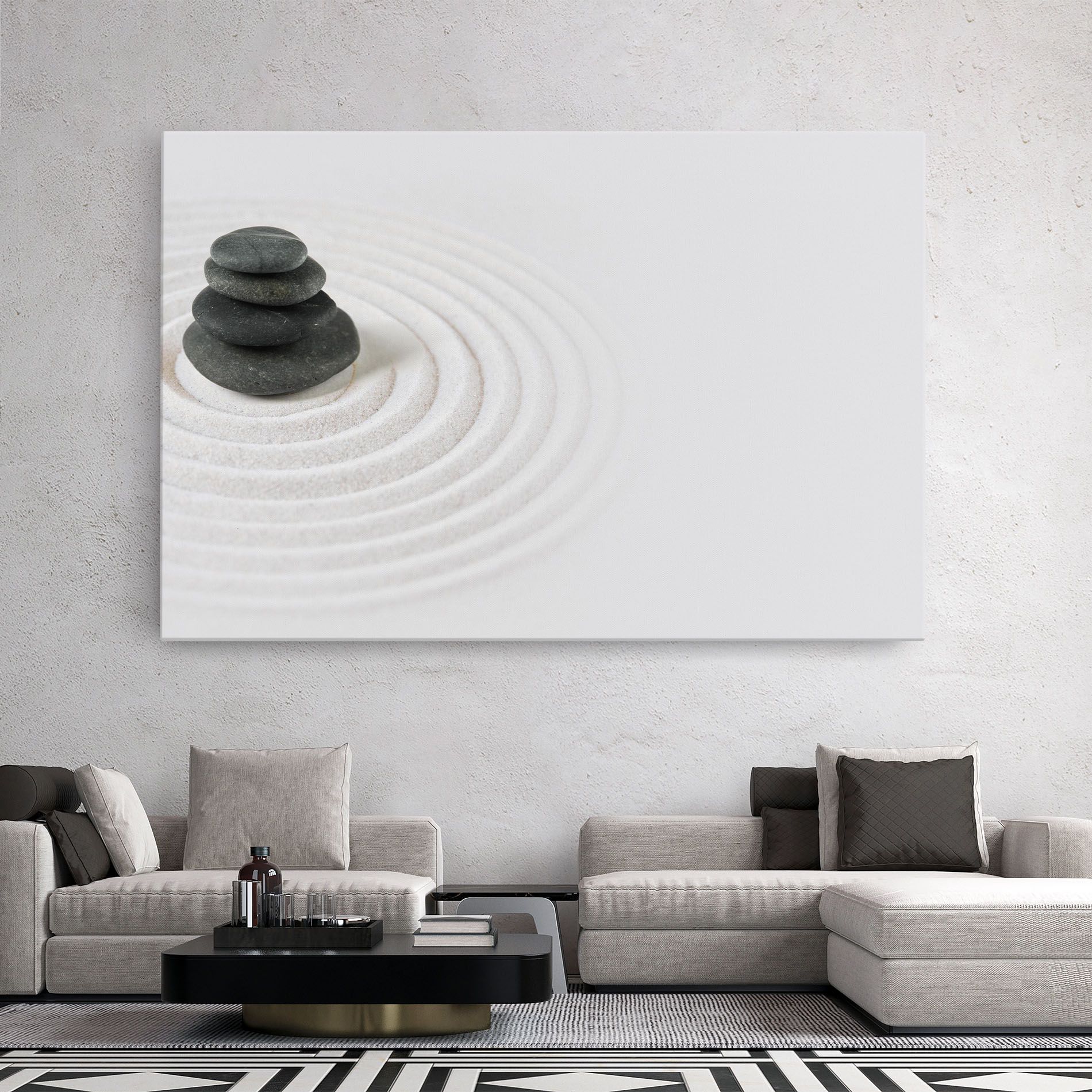 Black Stones Sand mockup 2