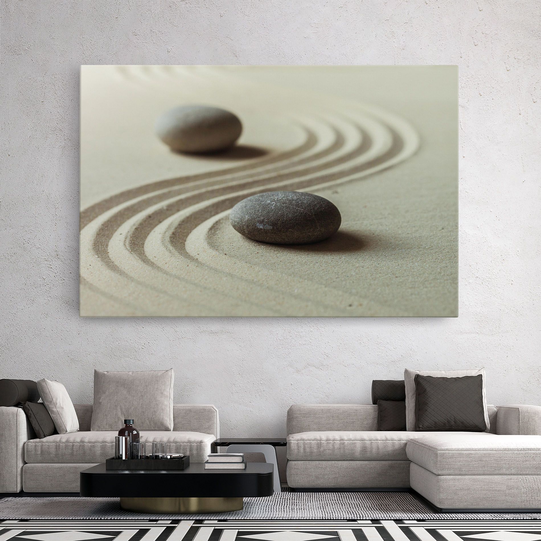 Cream Sand Stones mockup 2
