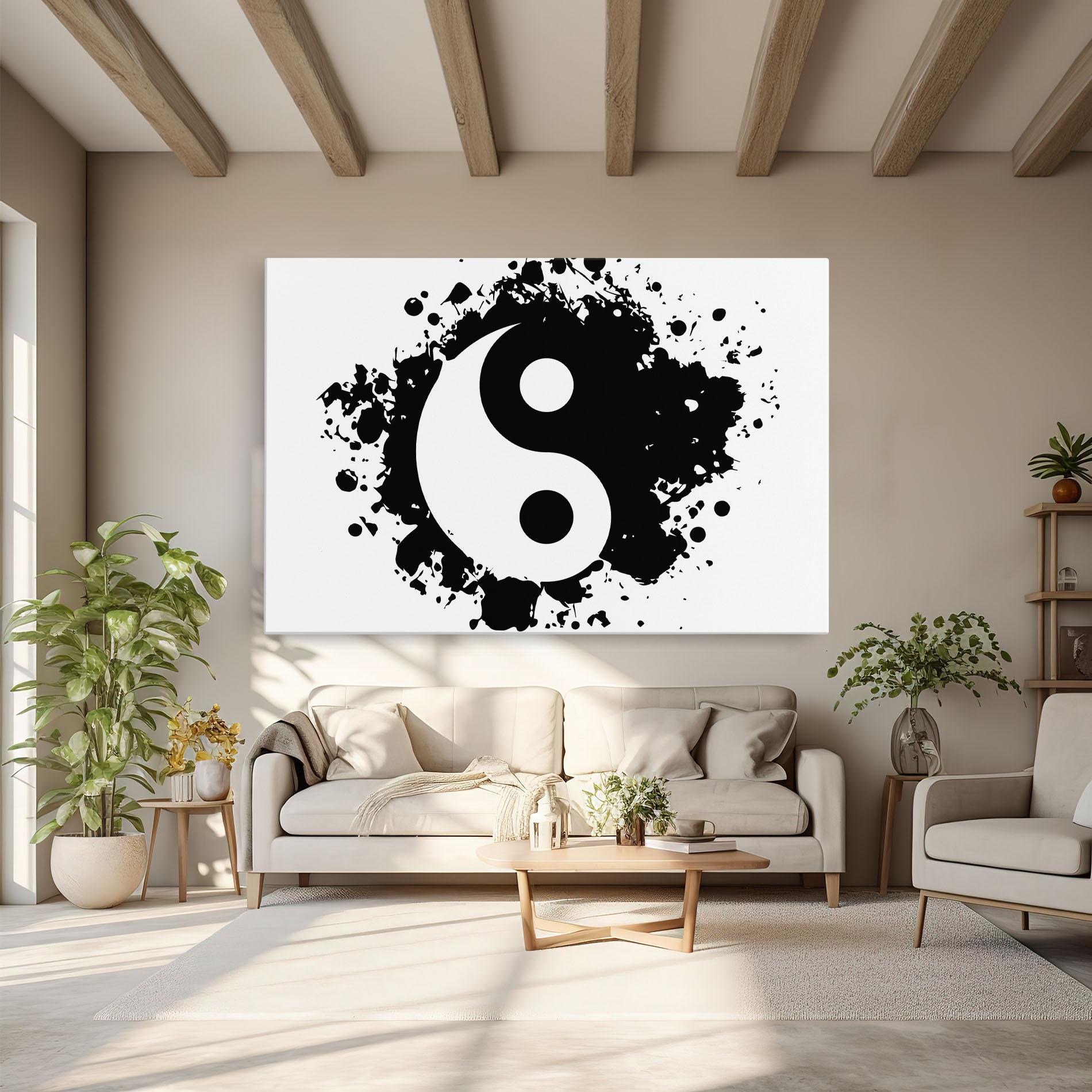 Leinwandbild Yinyang Harmony mockup 6