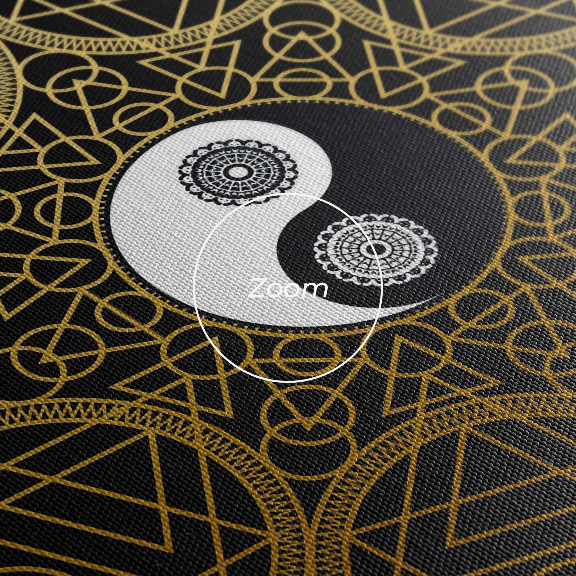 Leinwandbild Meditation Mandala mockup 3