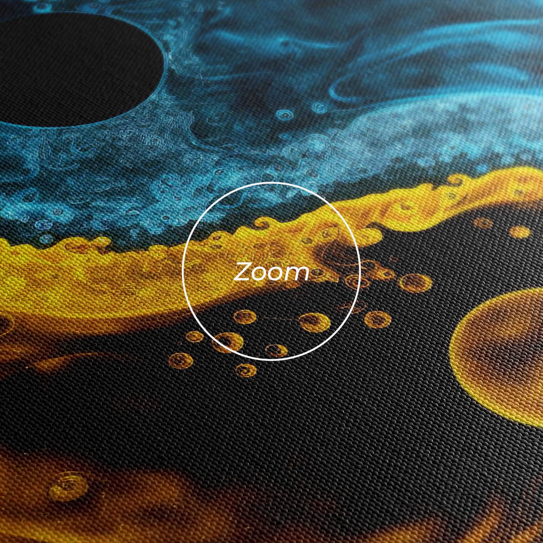 Yellow Blue Yinyang mockup 3