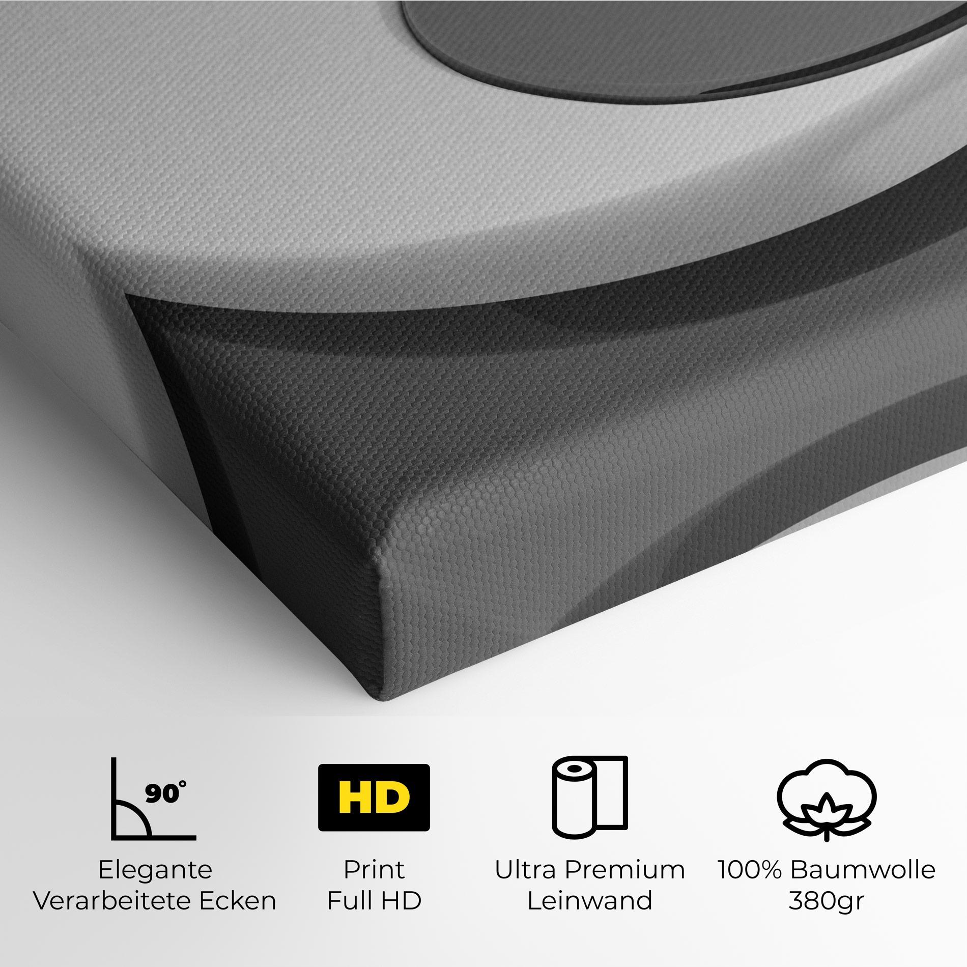 Leinwandbild 3d Yinyang mockup 4