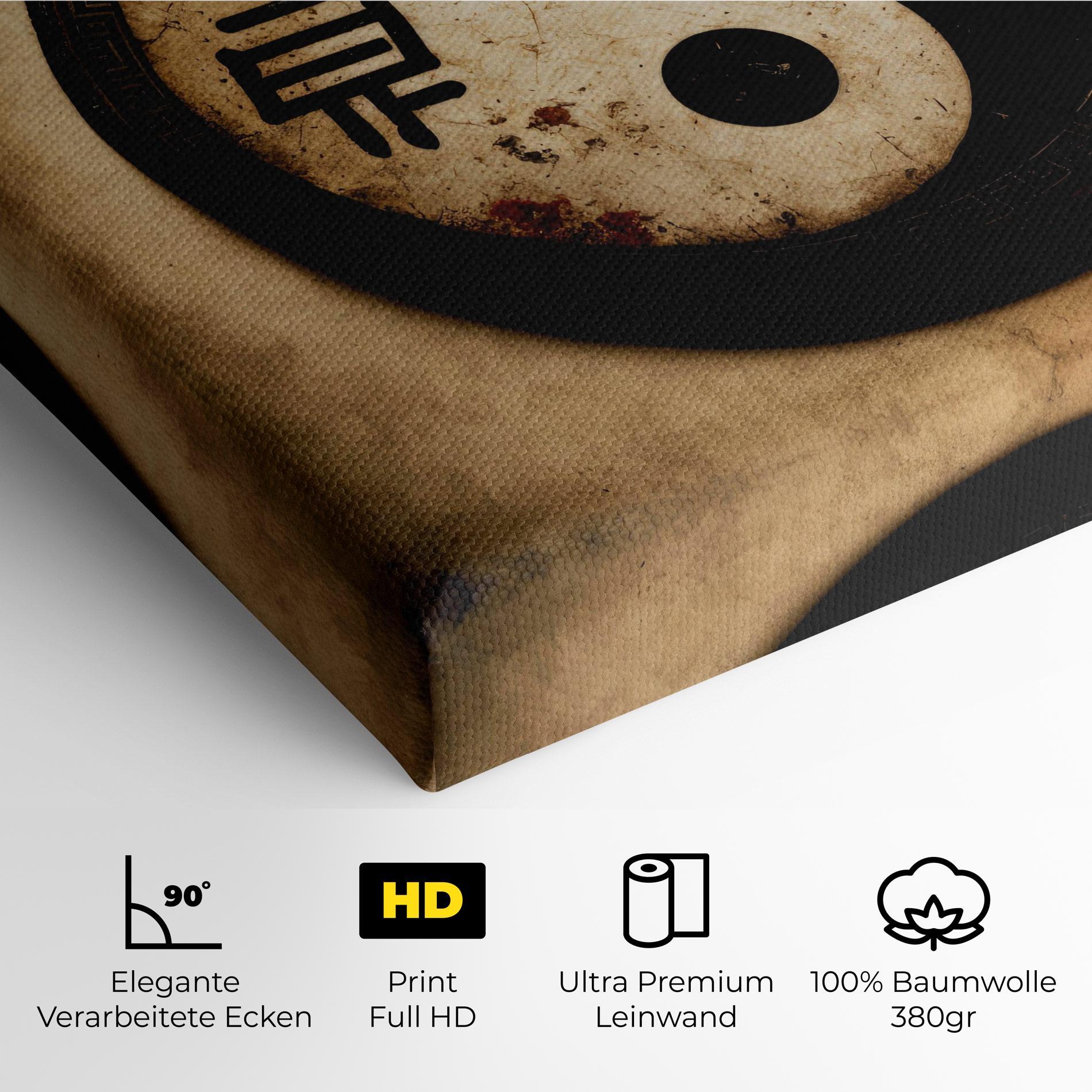 Leinwandbild Chinese Yinyang mockup 4