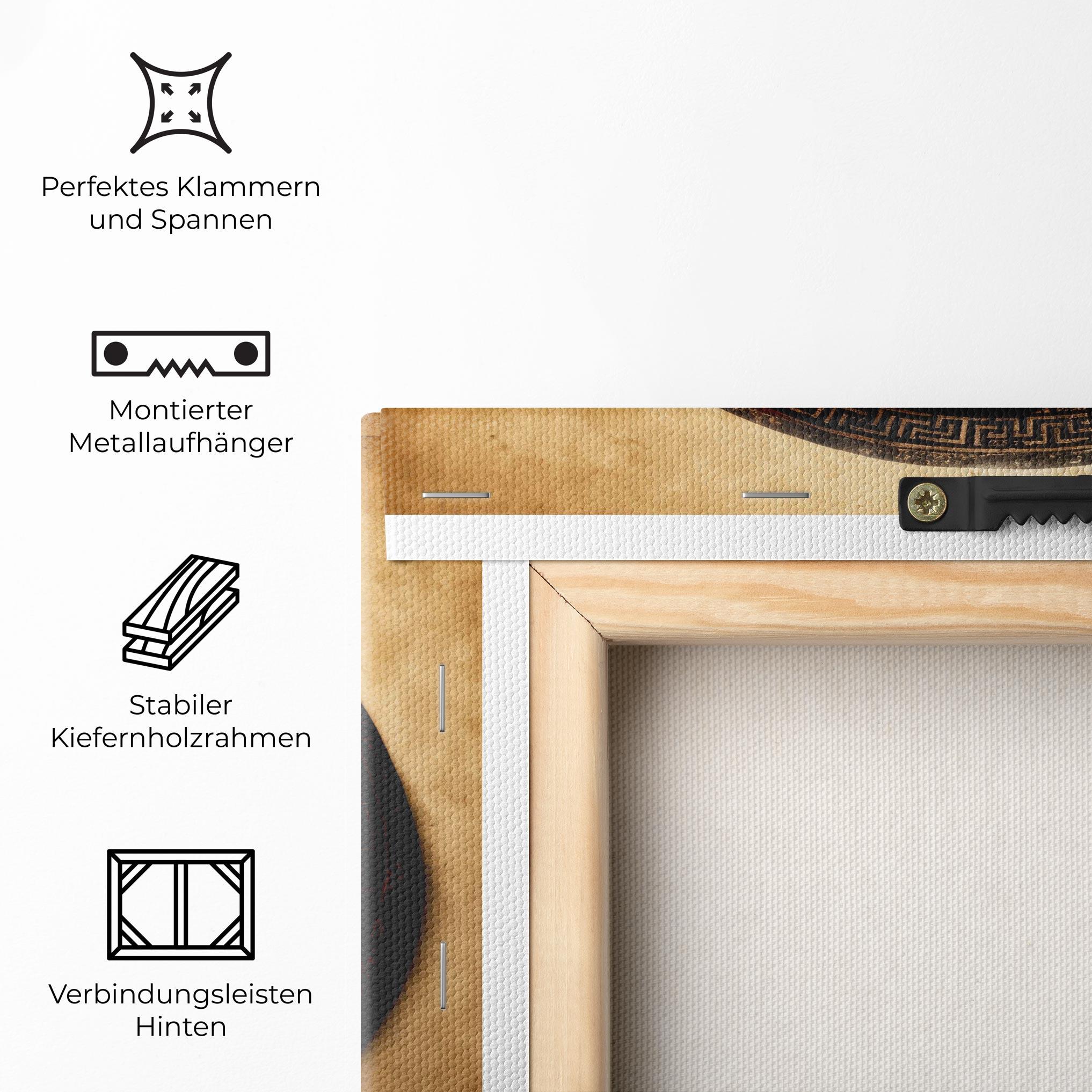 Leinwandbild Chinese Yinyang mockup 5