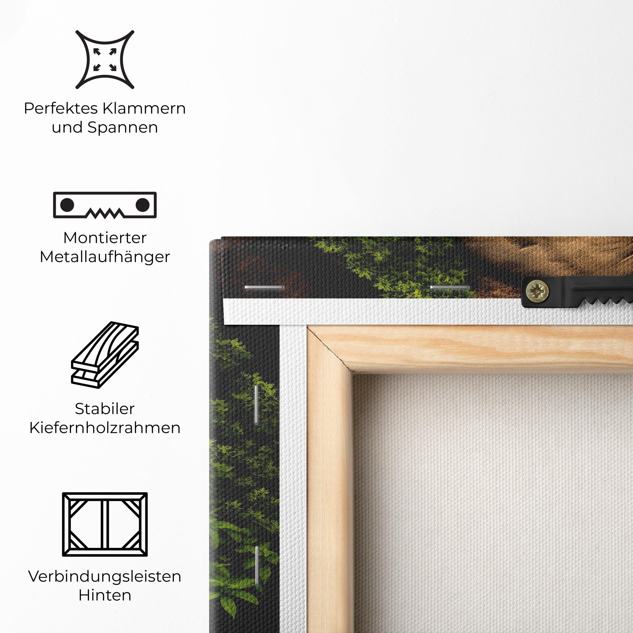 Leinwandbild Nature Yinyang mockup 5