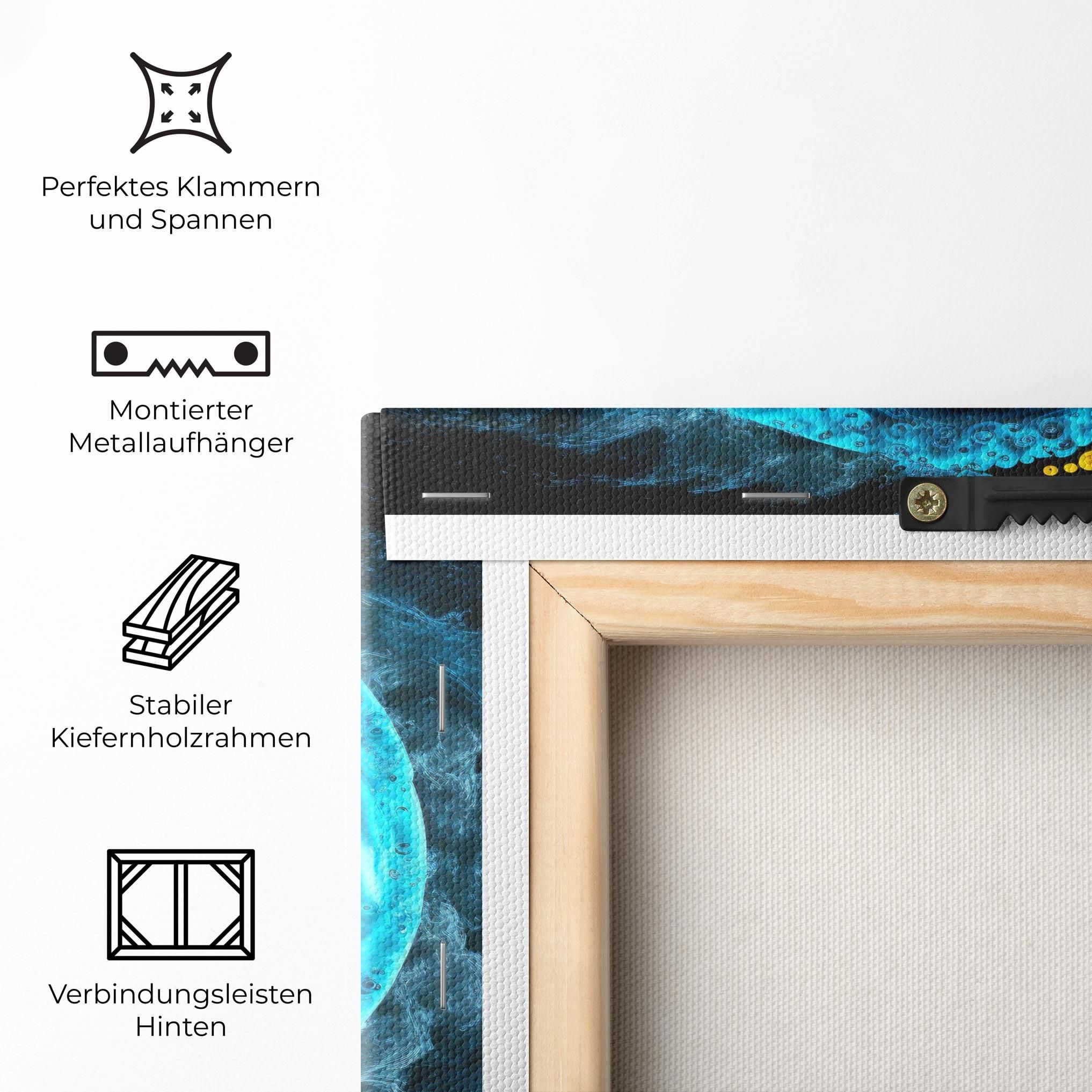 Yellow Blue Yinyang mockup 5