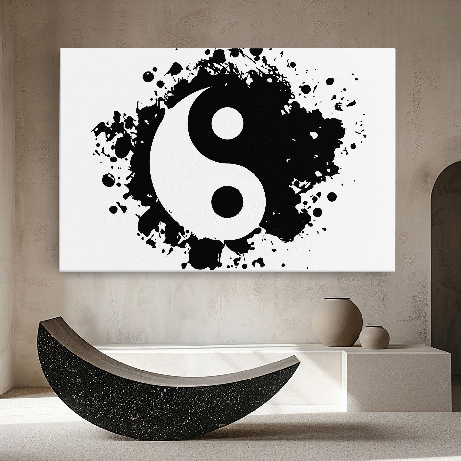 Leinwandbild Yinyang Harmony mockup 8
