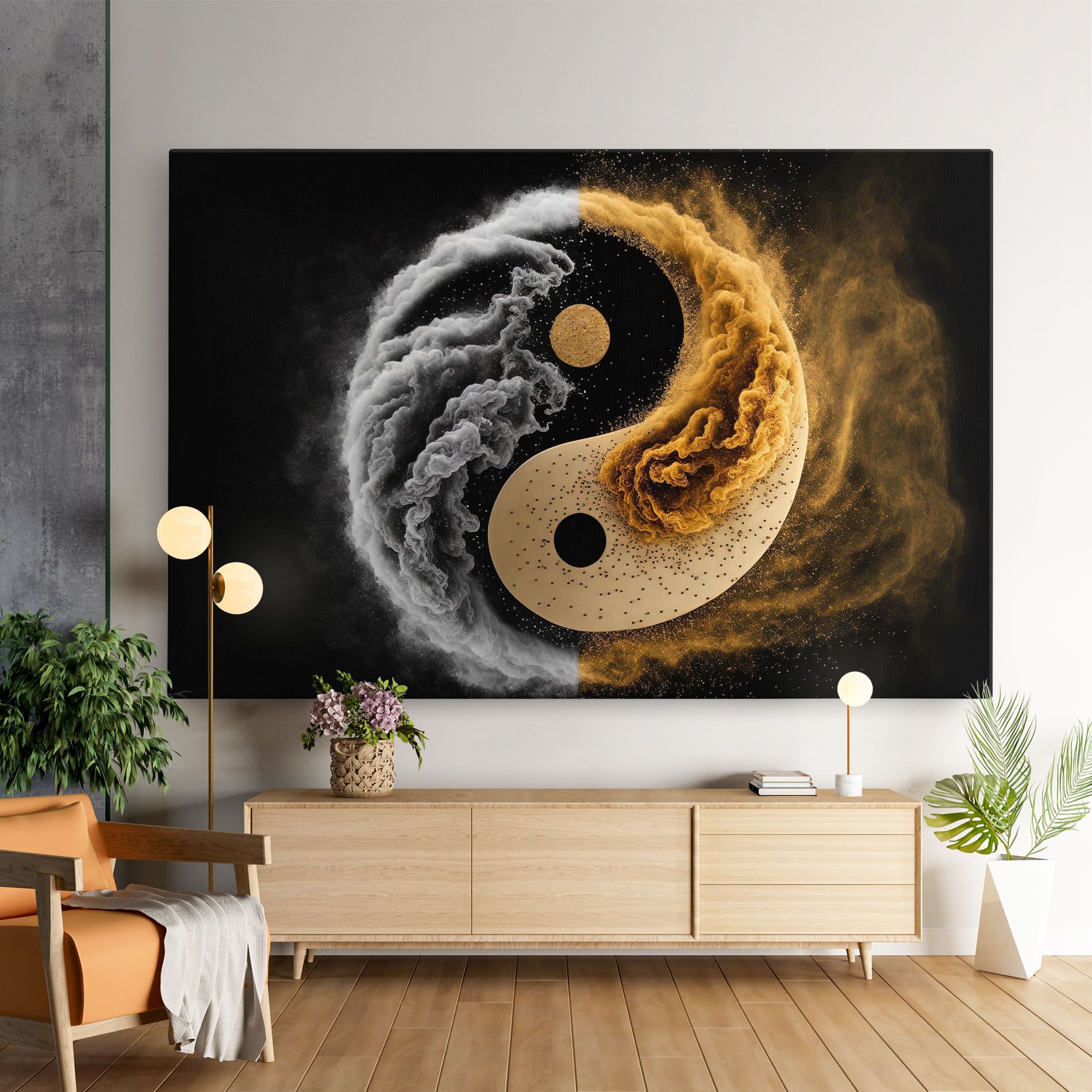 Cream Smoke Yinyang mockup 9
