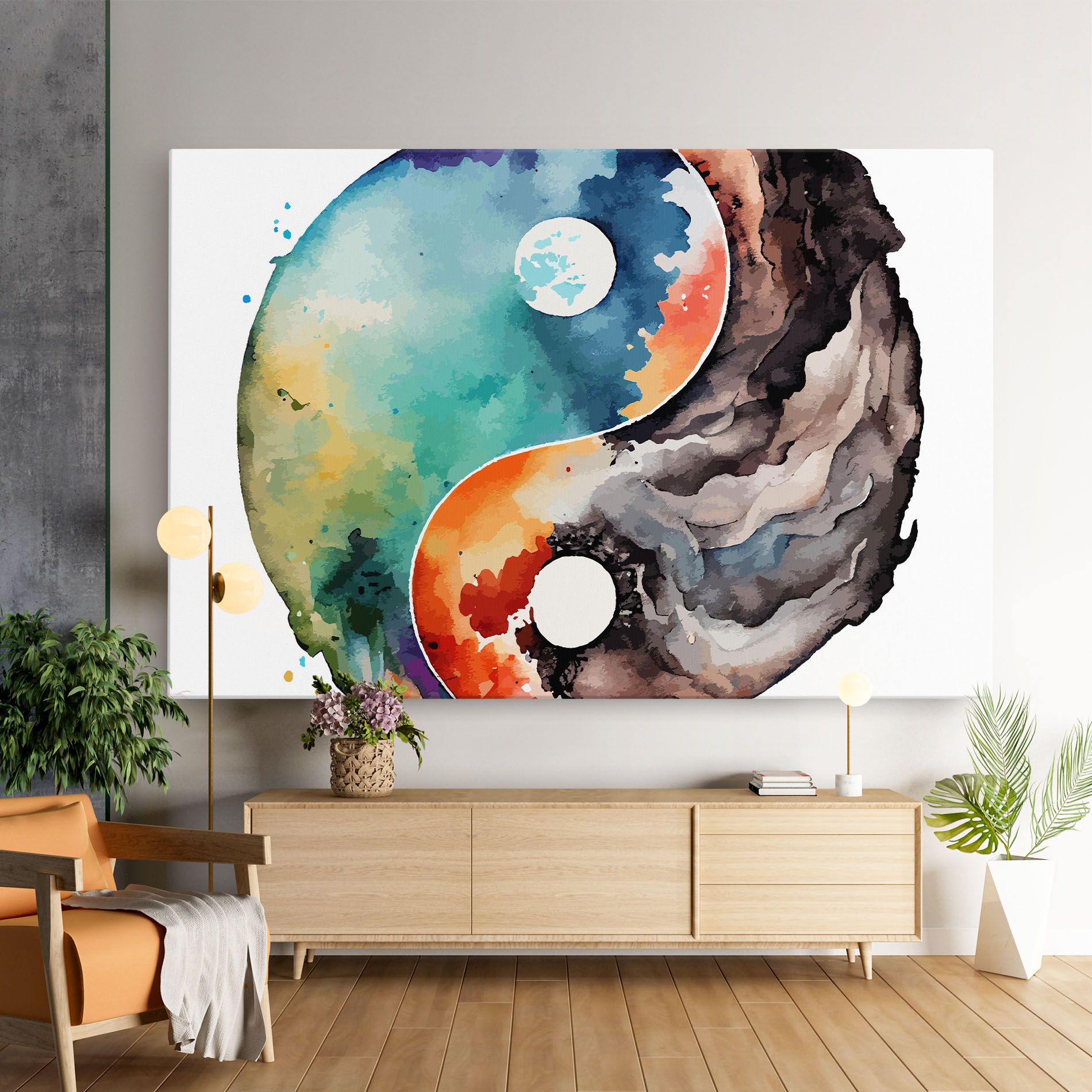 Earth Yinyang Art mockup 9