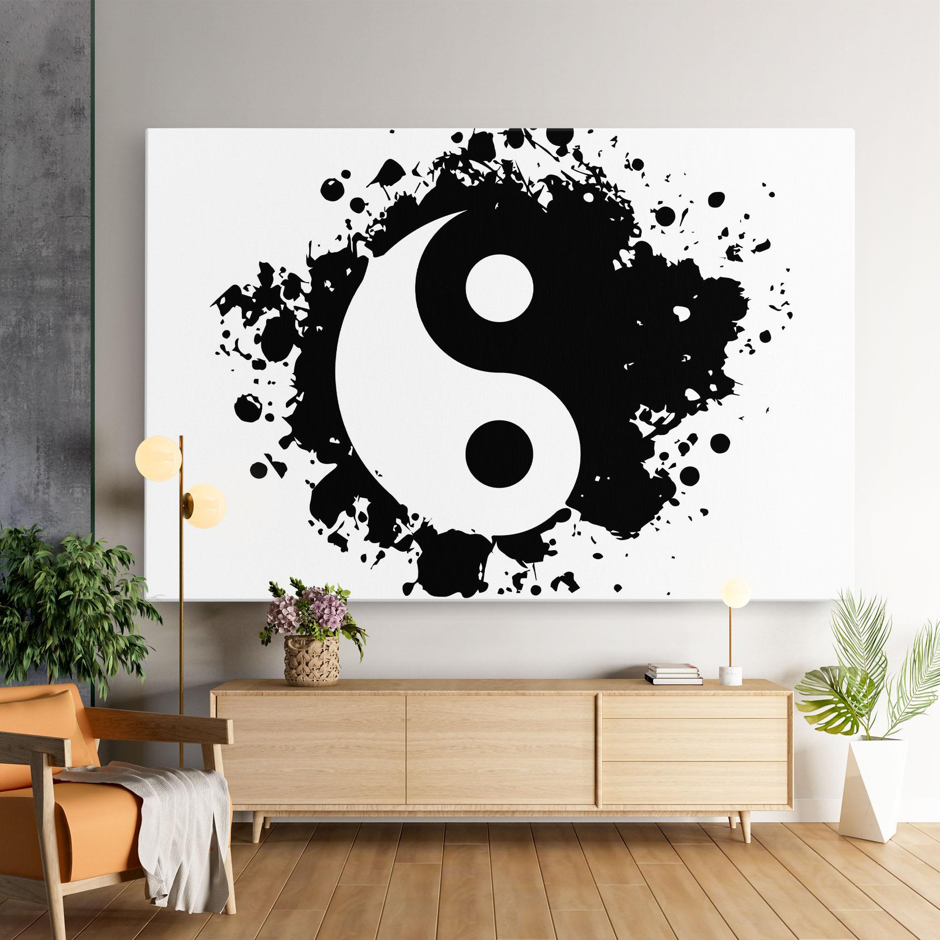 Leinwandbild Yinyang Harmony mockup 9