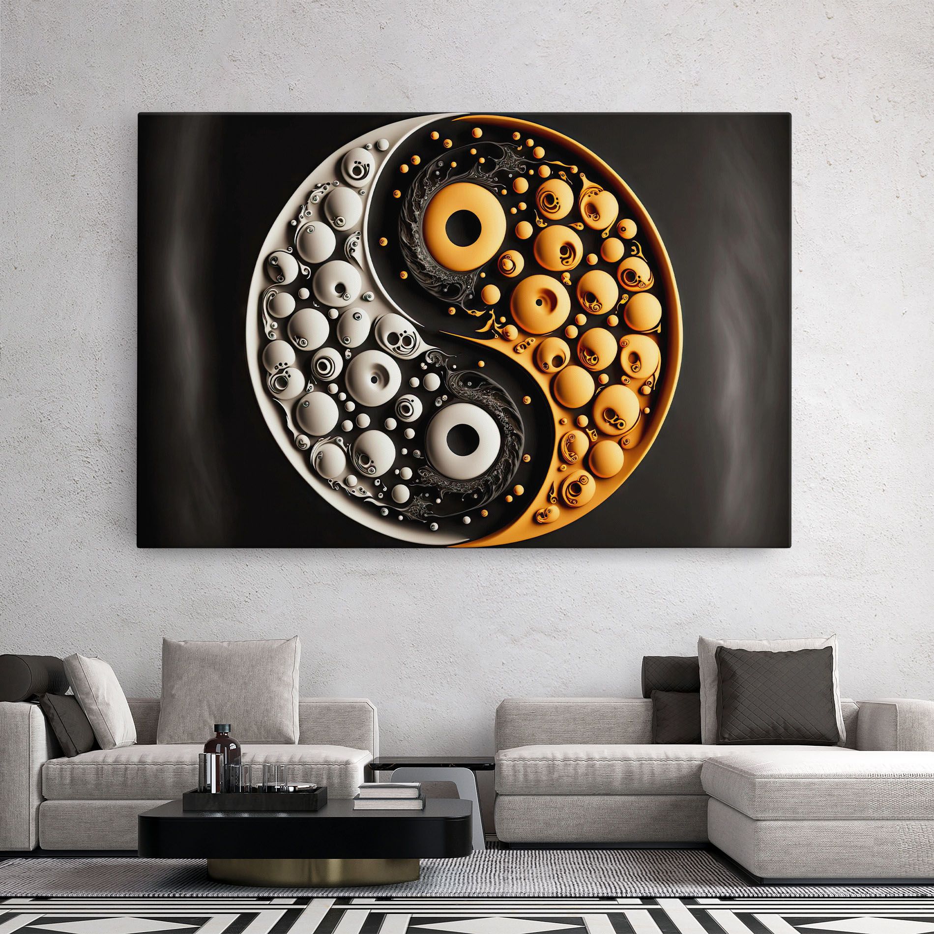 Cream Balls Yinyang mockup 2