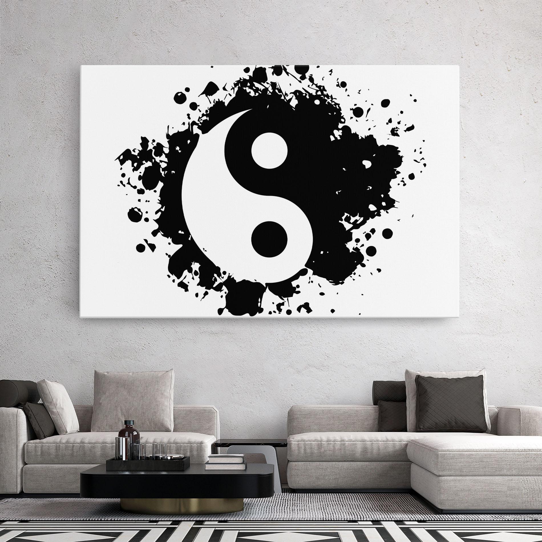 Leinwandbild Yinyang Harmony mockup 2