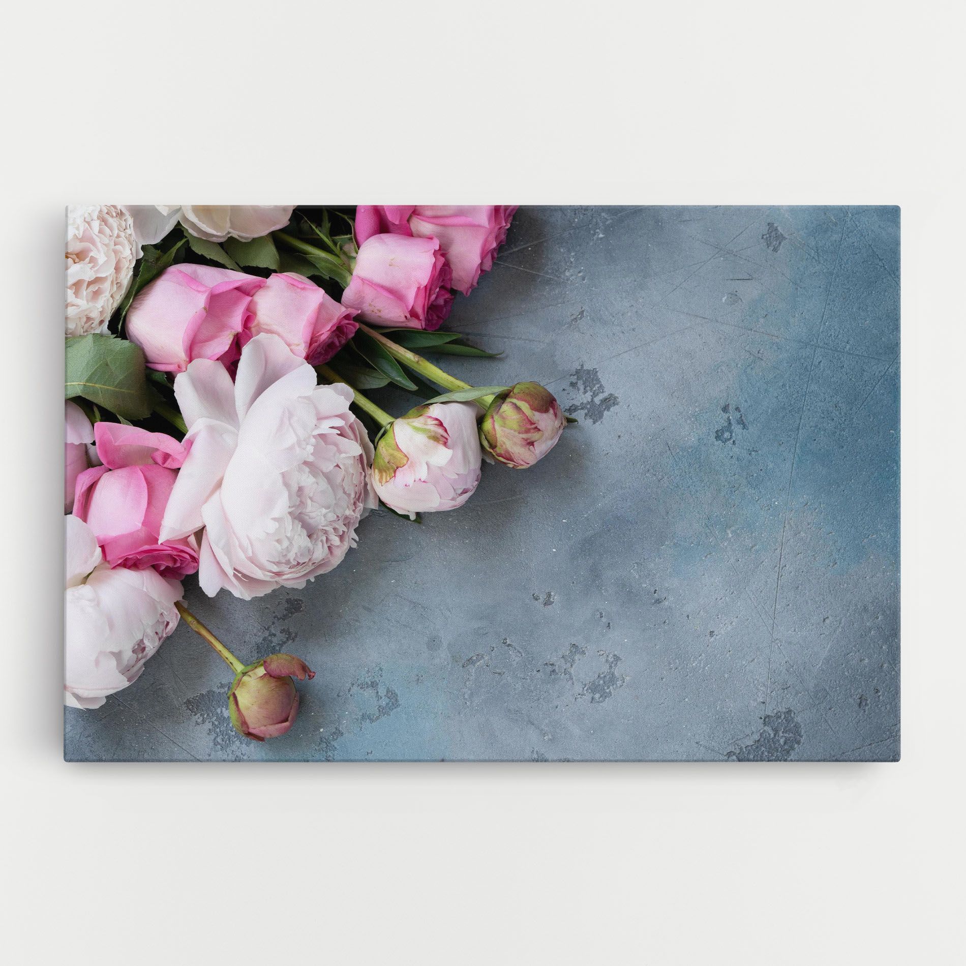 Cute Pink Peonies mockup 0