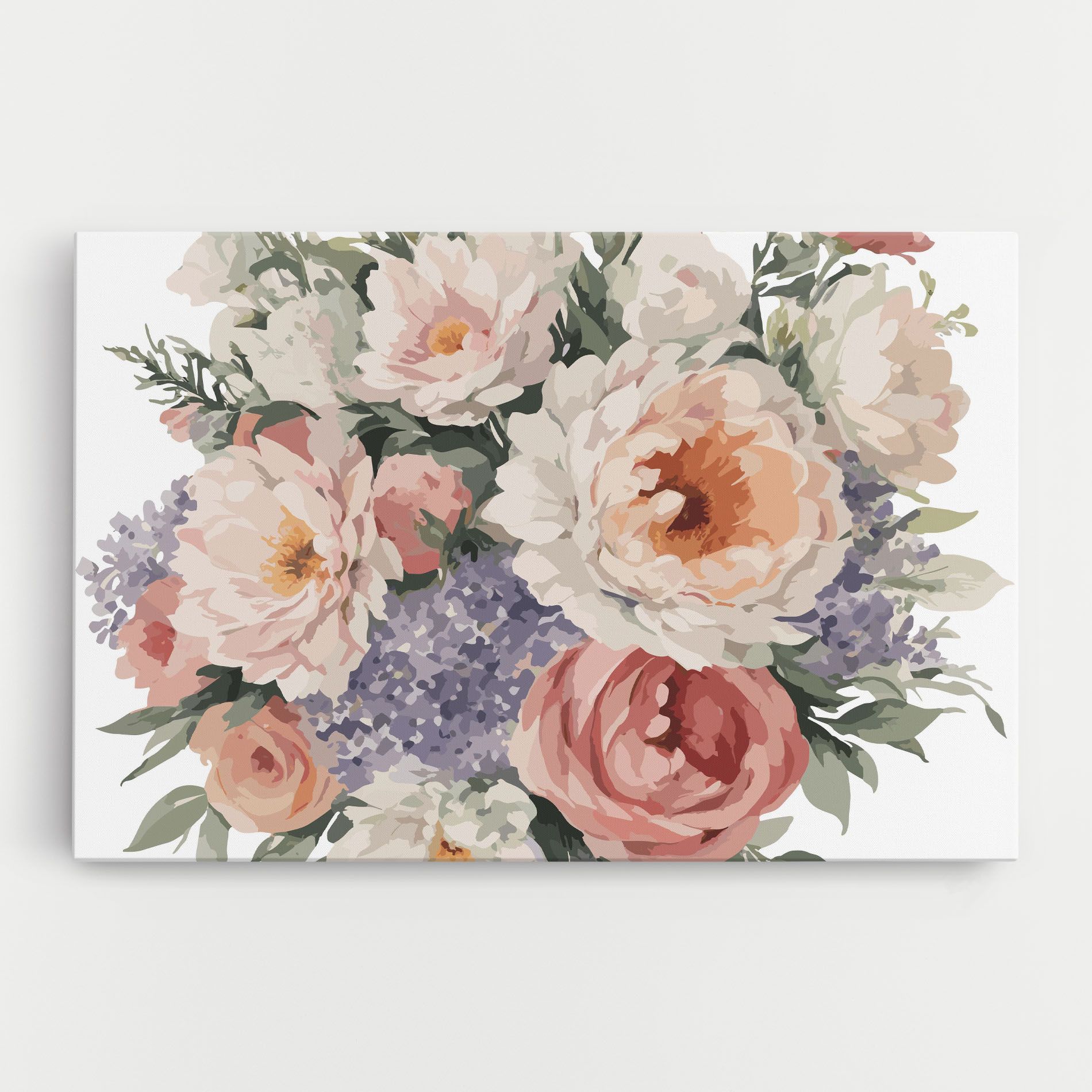 Pretty Watercolor Bouquet mockup 0