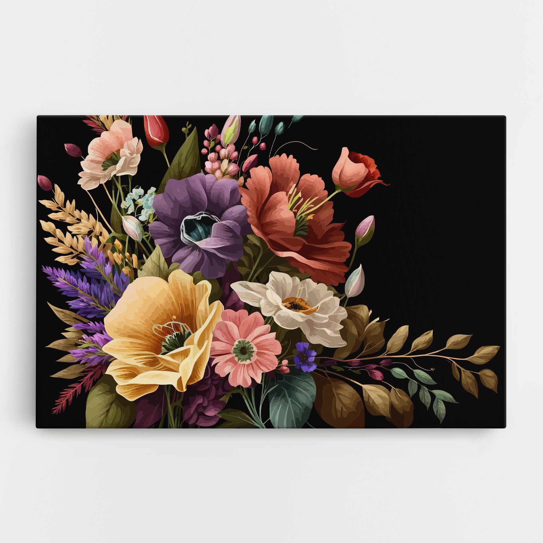 Vintage Bouquet Art mockup 0