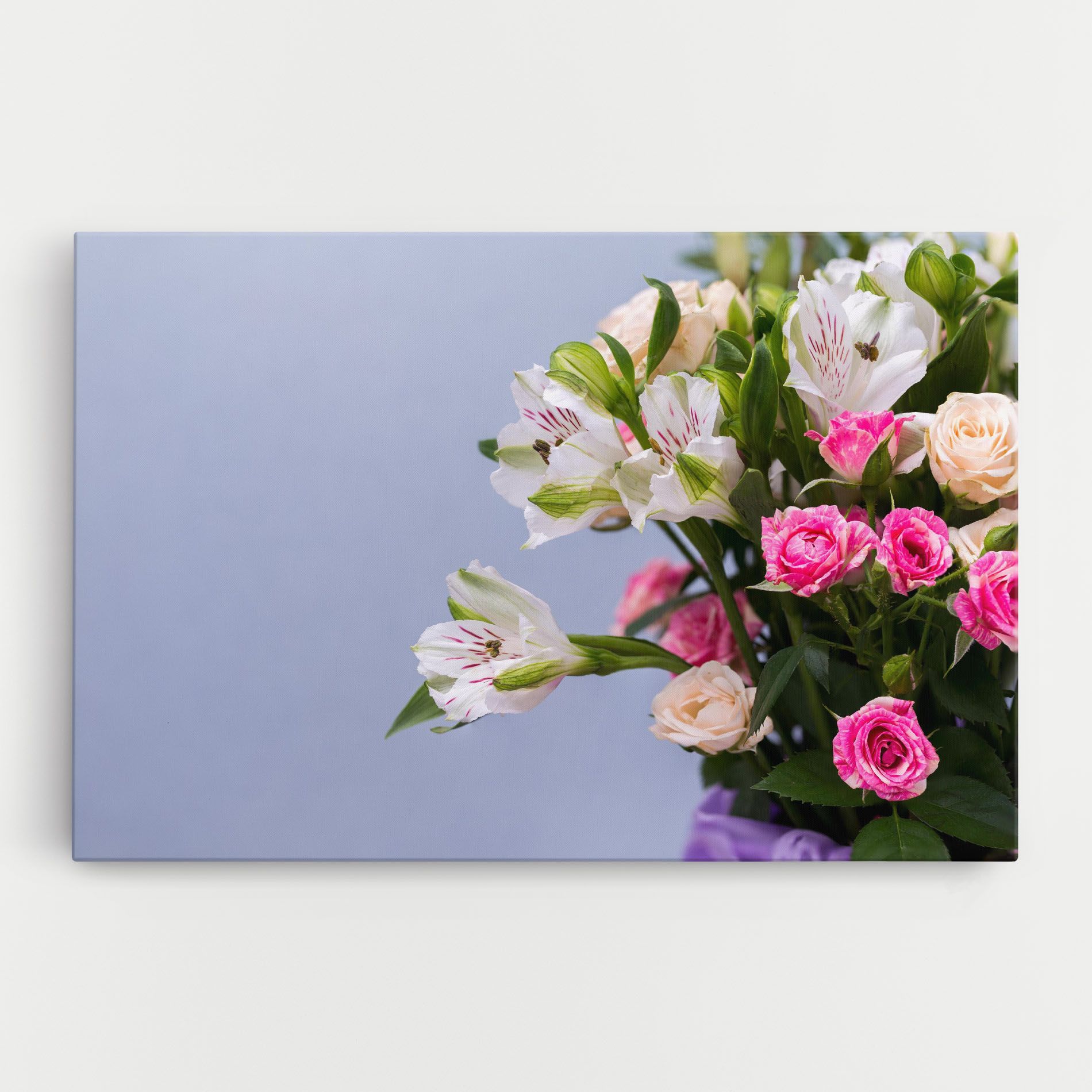 White Pink Bouquet mockup 0