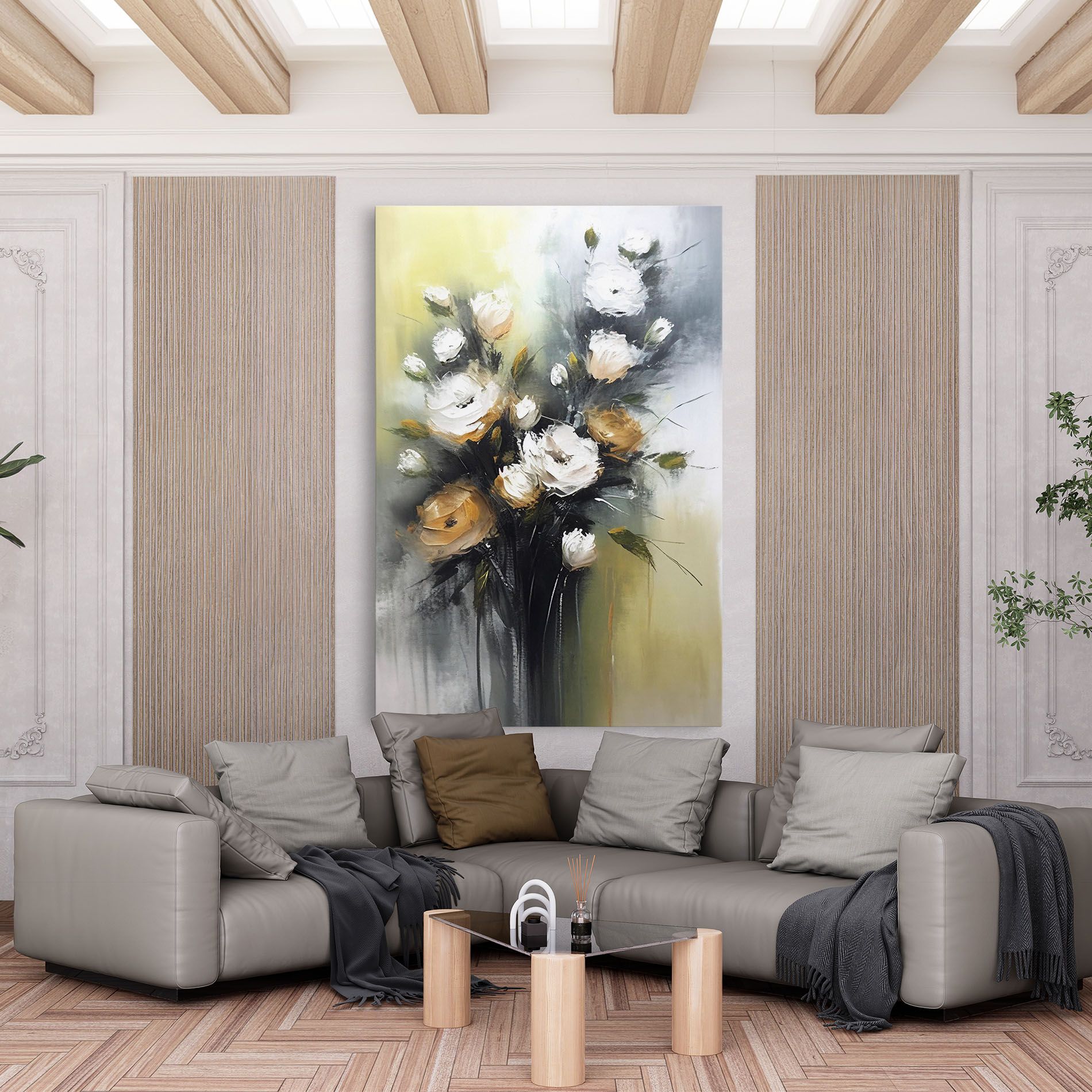 Bouquet Painting mockup 6