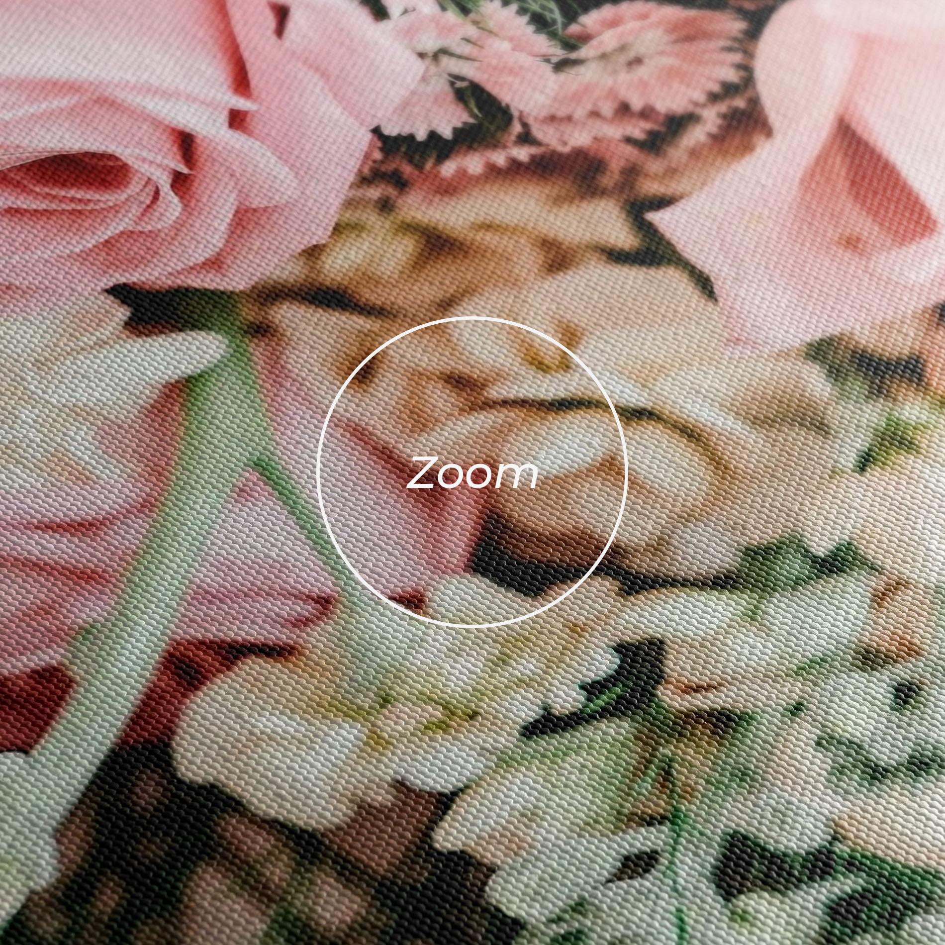 Leinwandbild Baby Pink Bouquet mockup 3