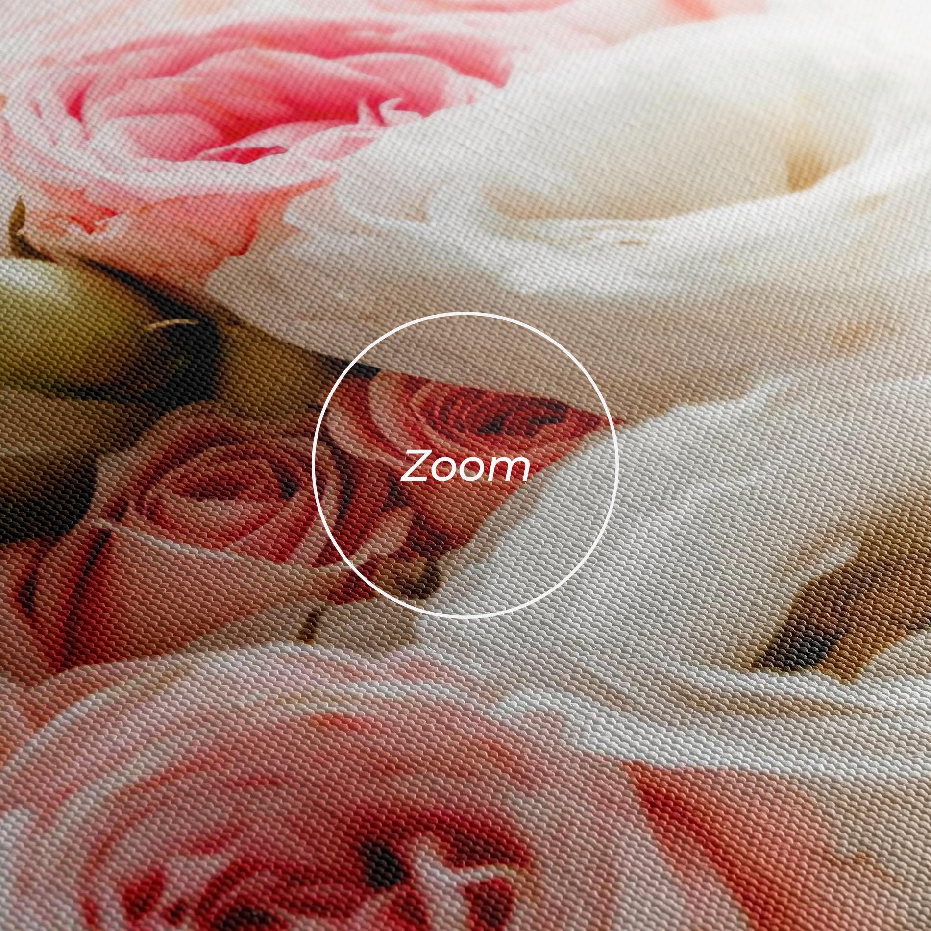 Leinwandbild Pink Beautiful Bouquet mockup 3