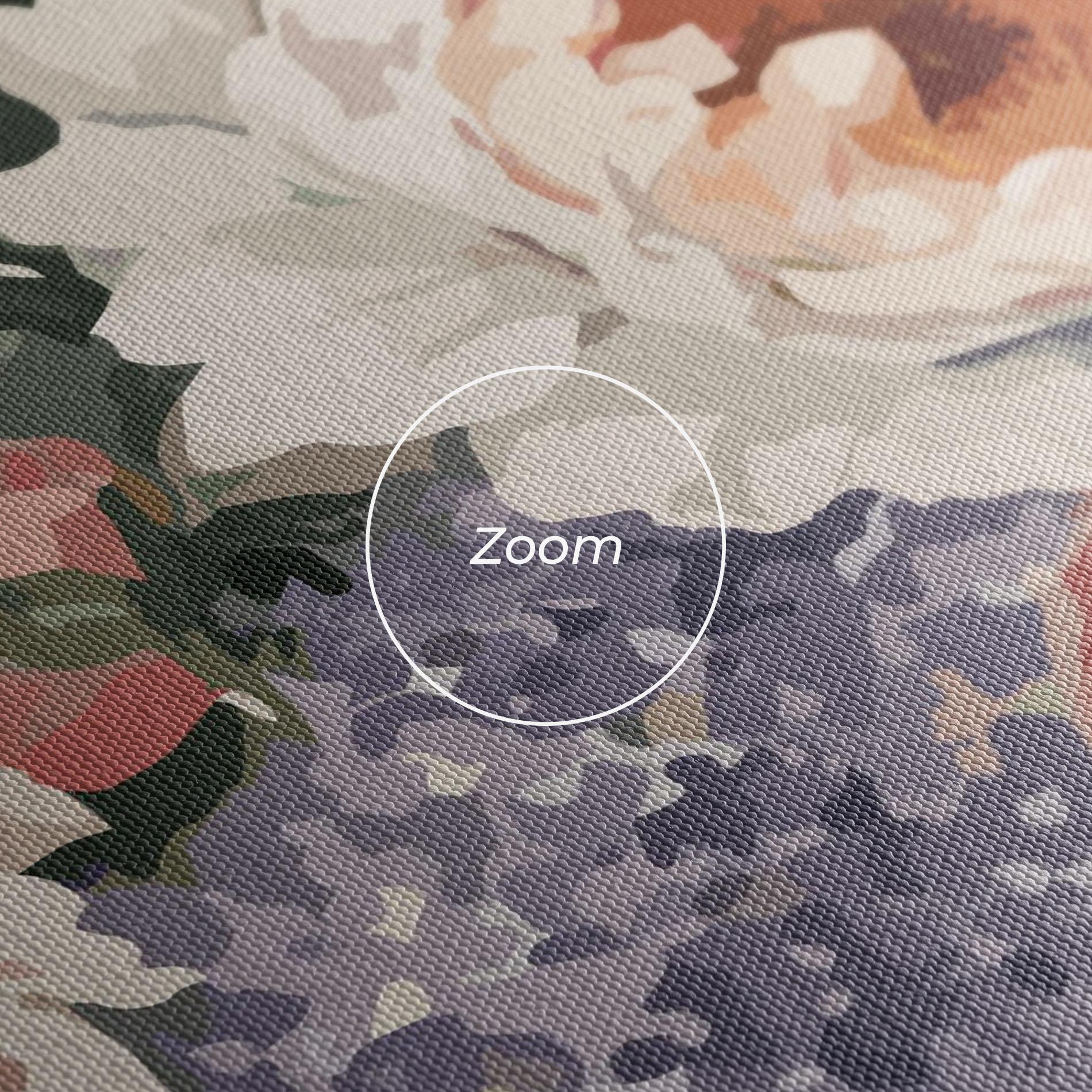 Leinwandbild Pretty Watercolor Bouquet mockup 3