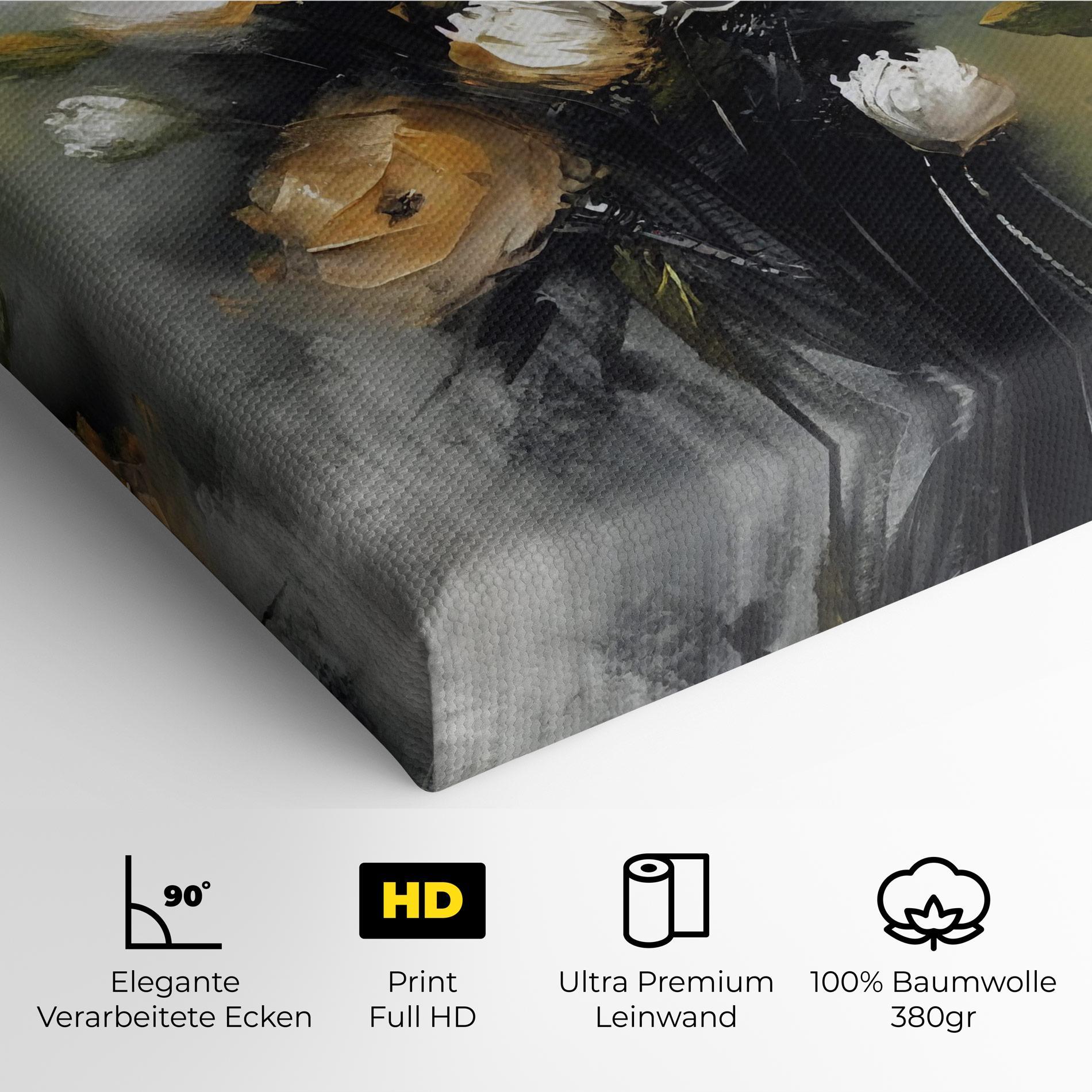 Leinwandbild Bouquet Painting mockup 4