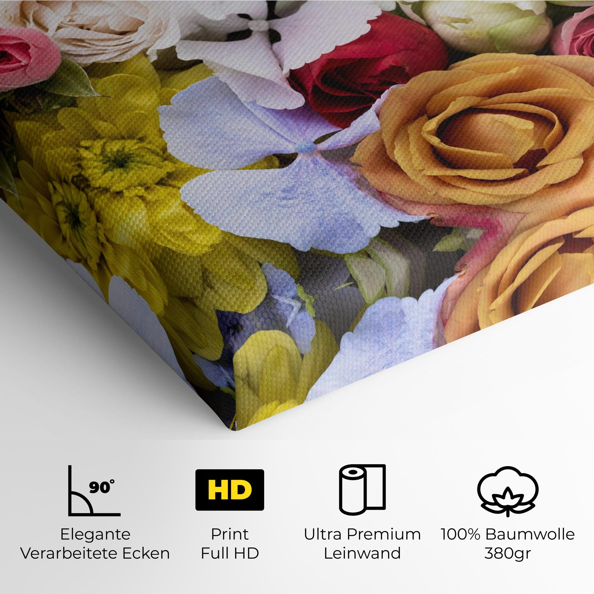 Color Mix Flower Bouquet mockup 4