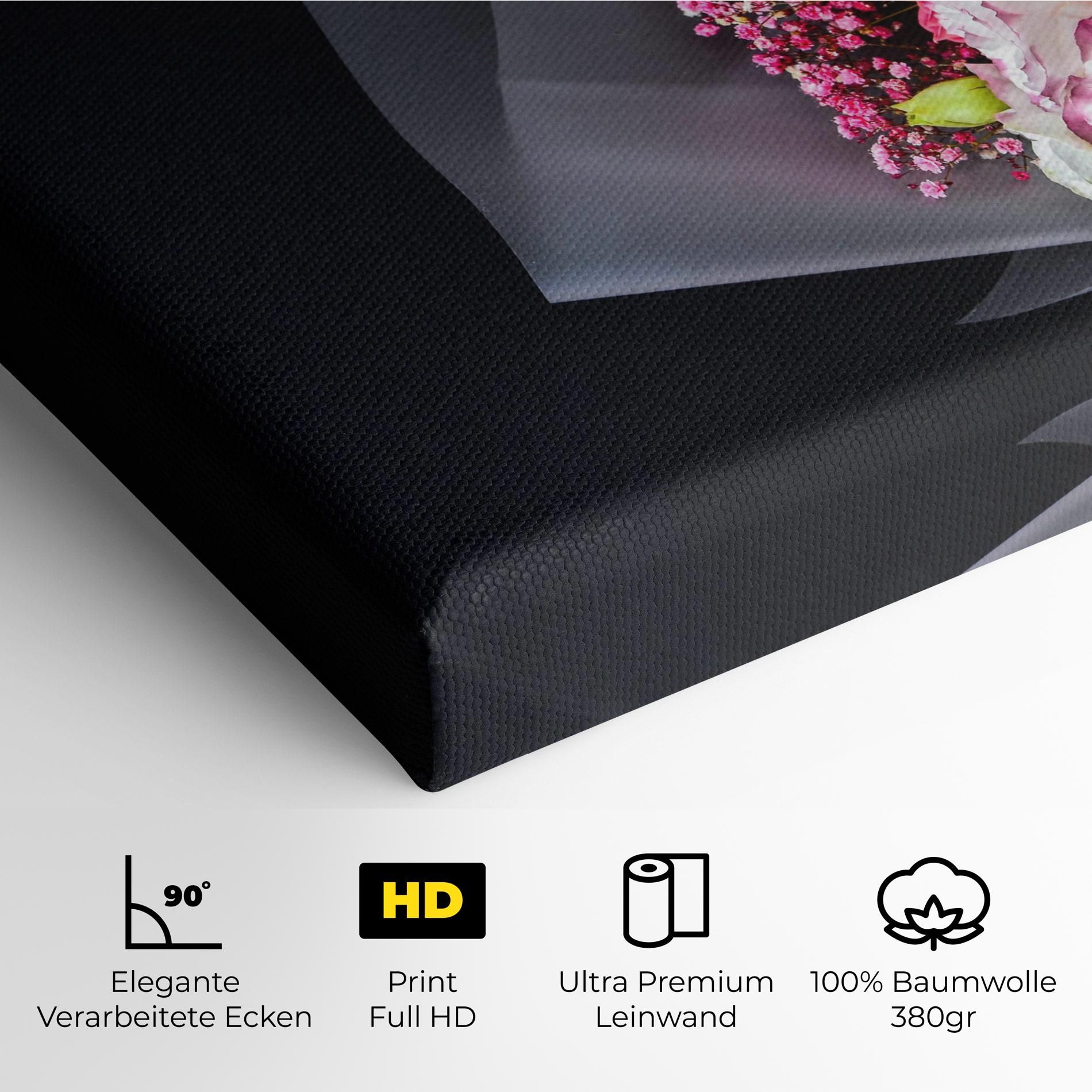 Cute Roses Bouquet mockup 4