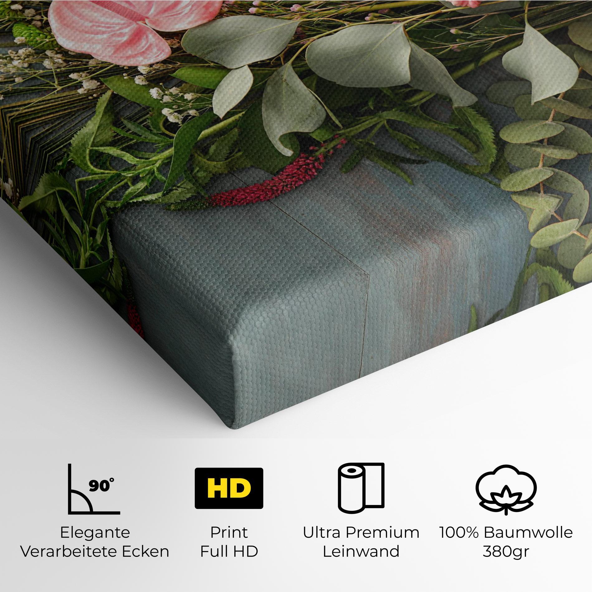 Leinwandbild Preparing Bouquet mockup 4