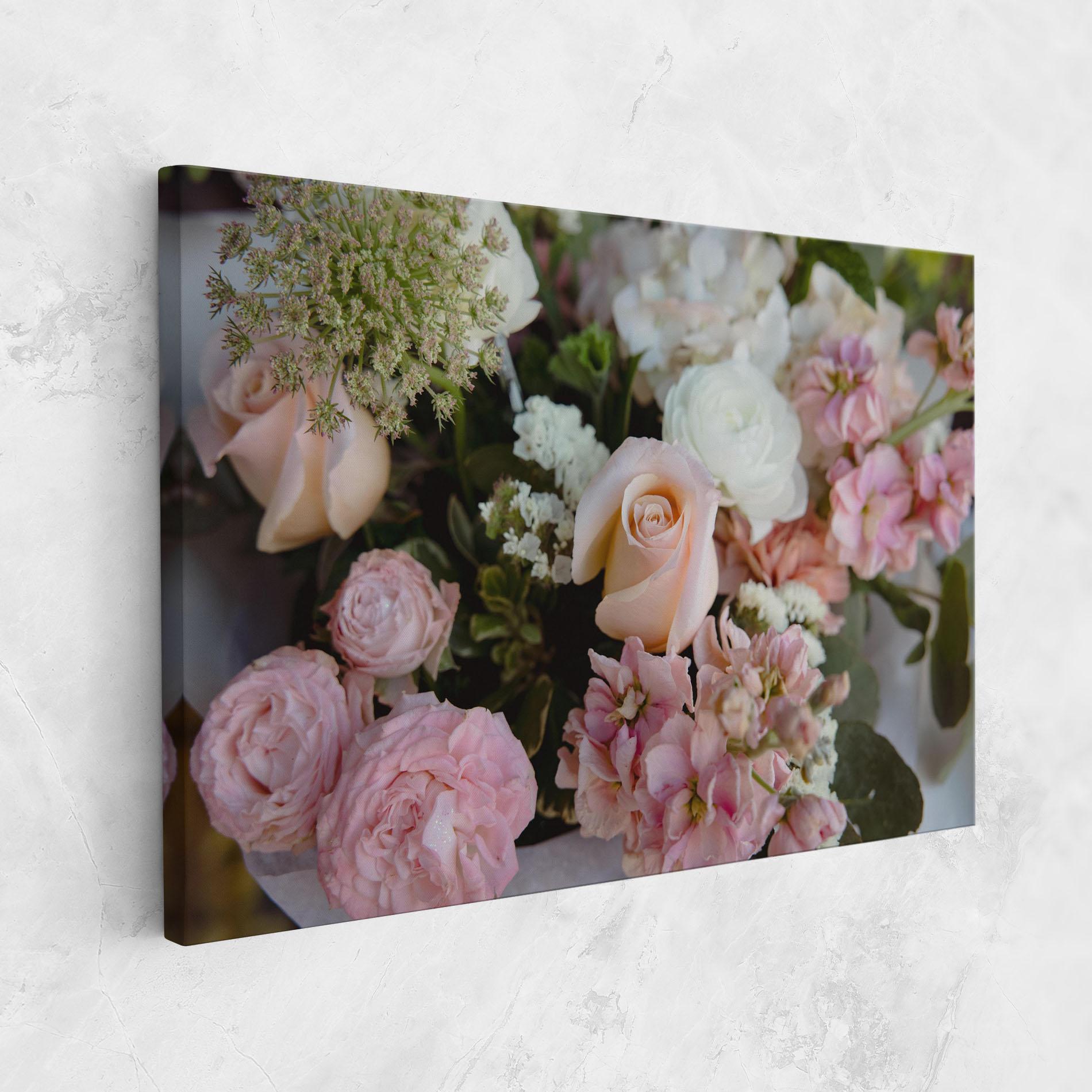 Leinwandbild Beautiful Pink Pastel mockup 1