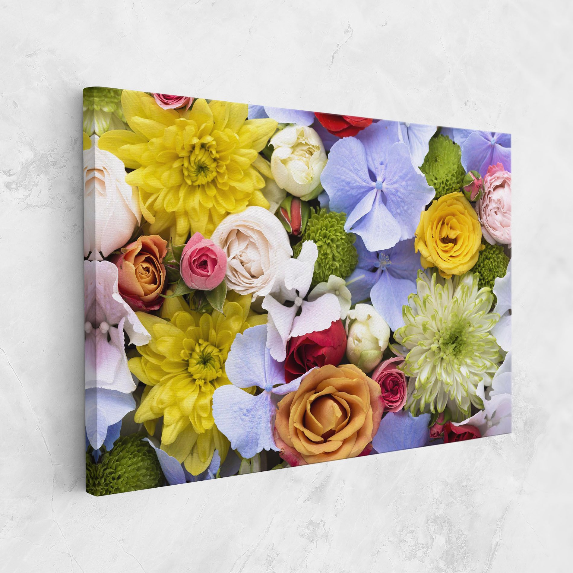 Color Mix Flower Bouquet mockup 1