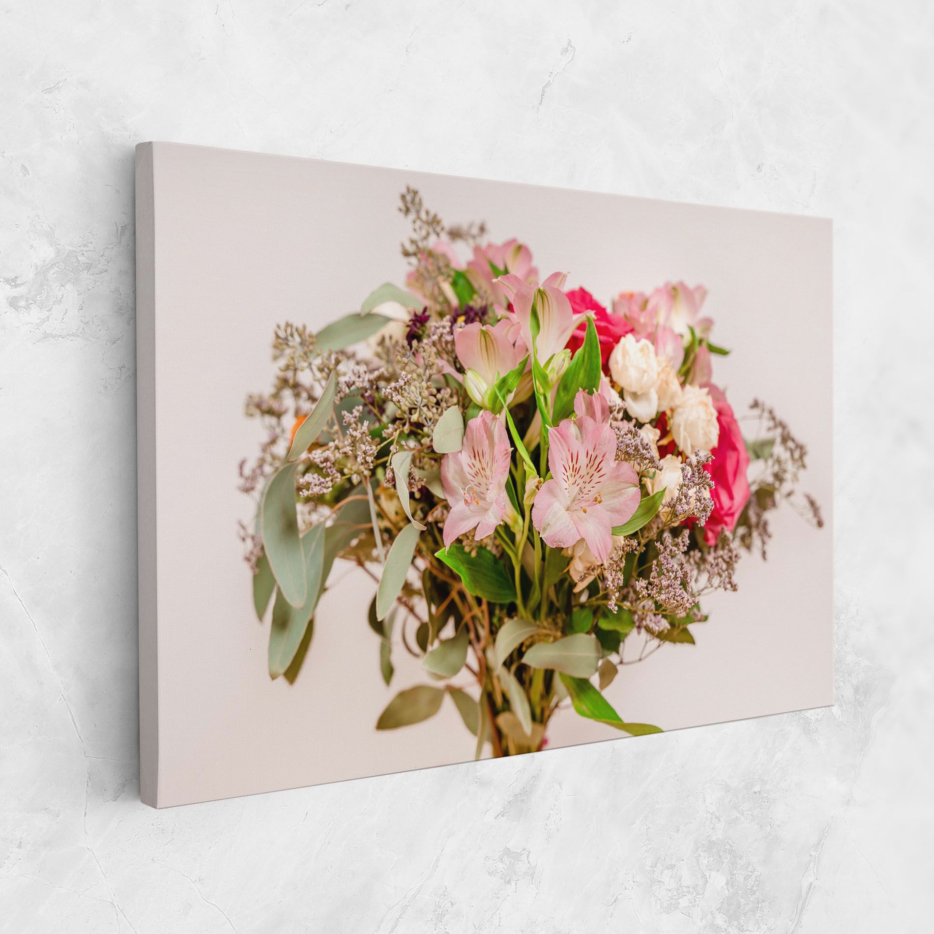Girly Pink Bouquet mockup 1