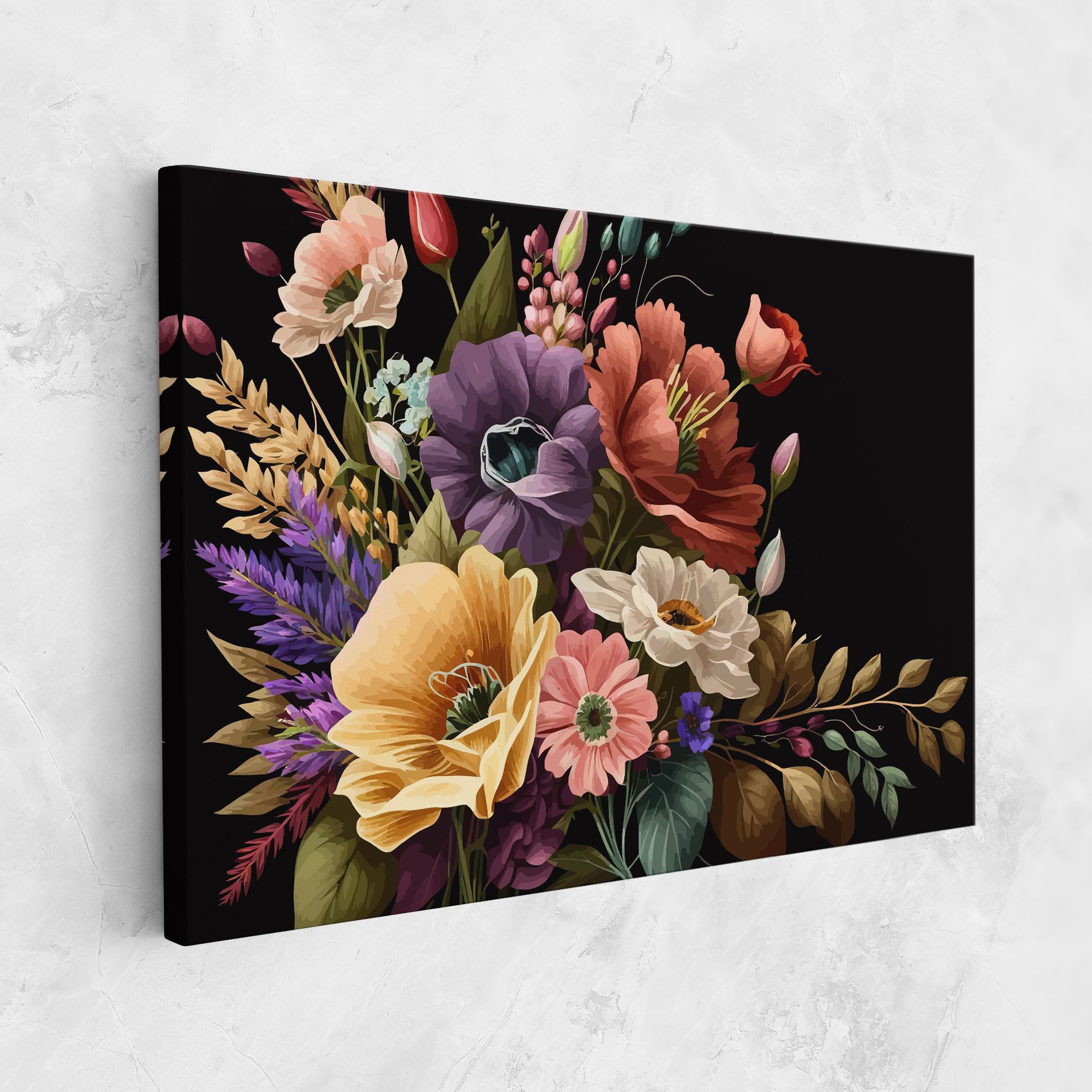 Vintage Bouquet Art mockup 1