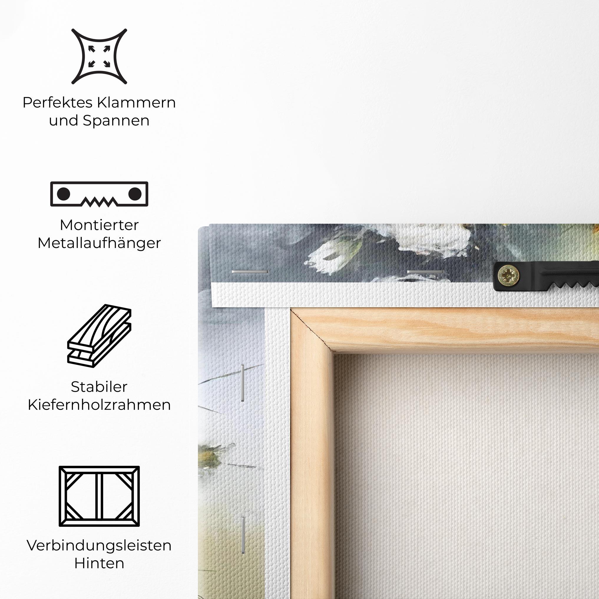 Leinwandbild Bouquet Painting mockup 5