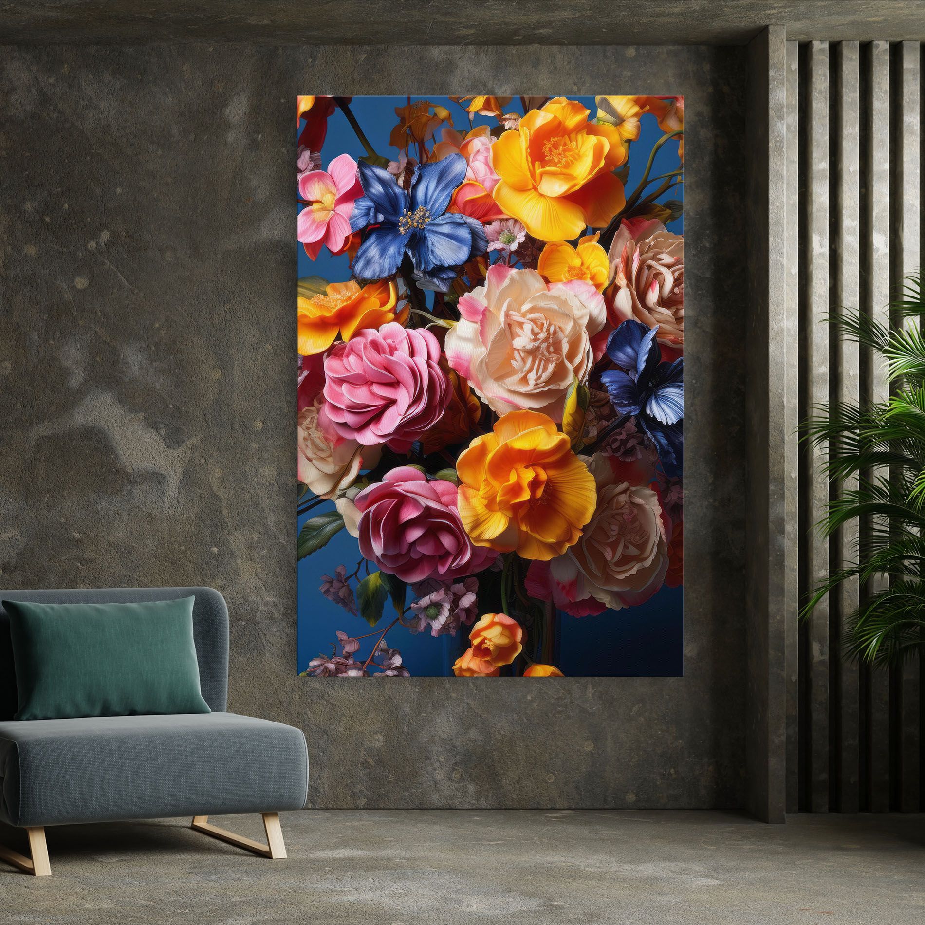 Colorful Flower Bouquet mockup 7