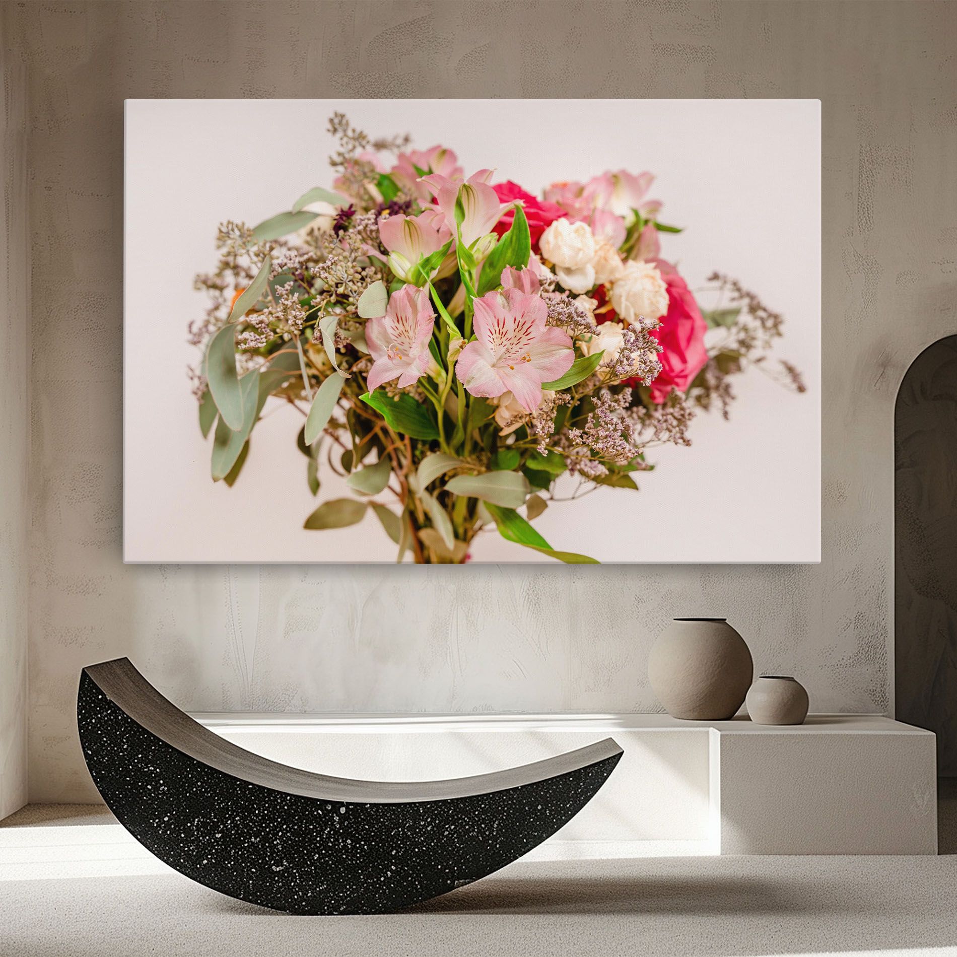 Girly Pink Bouquet mockup 8