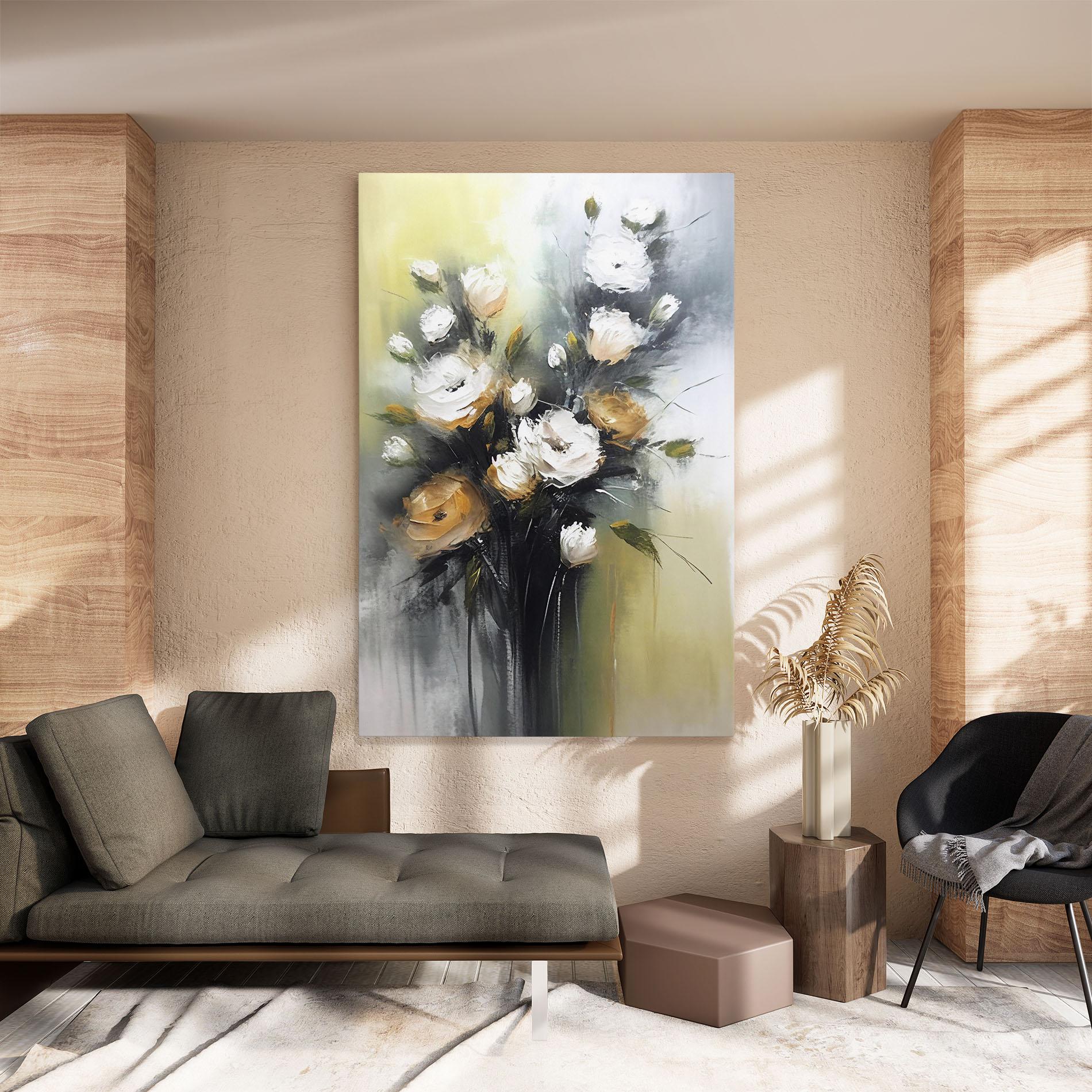 Leinwandbild Bouquet Painting mockup 8