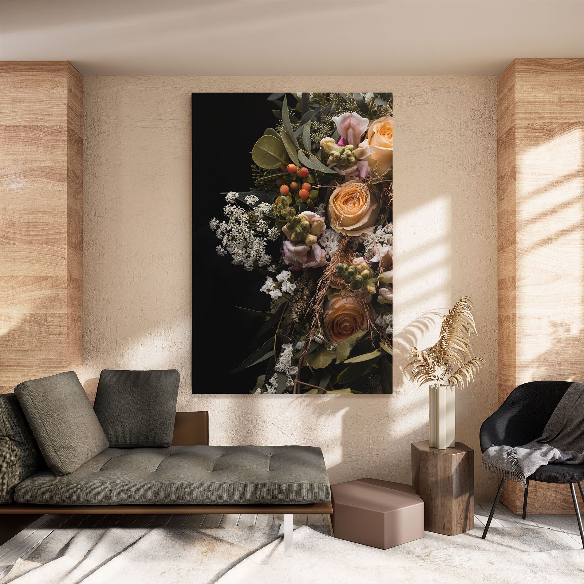 Dark Flower Bouquet mockup 8